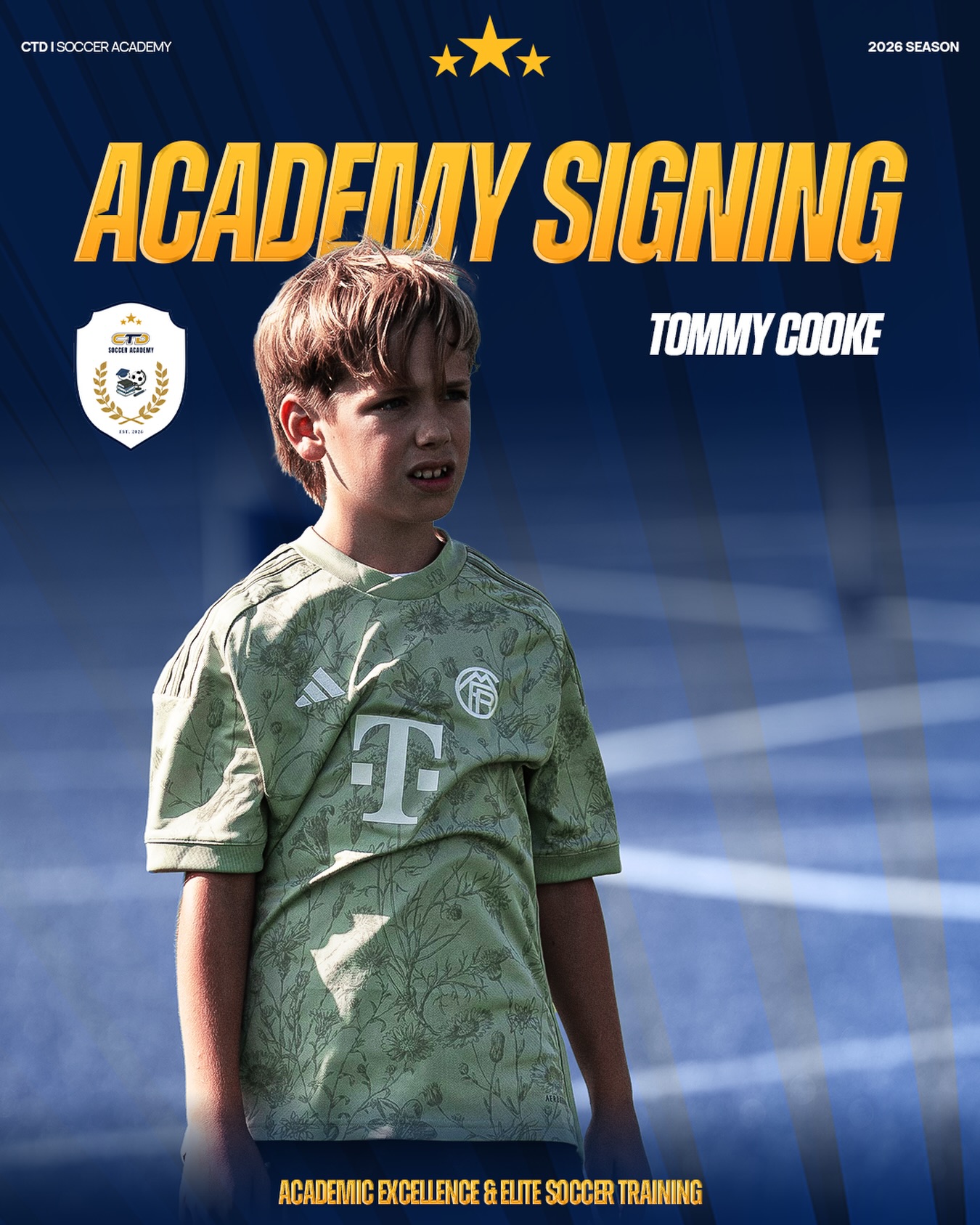 A player who listens, applies, and comes back better every single time. That coachable mindset is exactly what we value at CTD.
Excited to be a part of his journey and continue pushing his development forward 📈⚽️