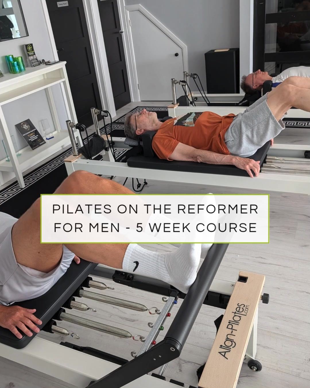 Why should men do Pilates? It will give you core stability to support your spine, flexibility and increased range of joint movement, better posture and balance, and increased overall body strength. Come join us for this 5 week Beginner course starting 15th April at 19:30.
#pilatesforspinehealth #pilatesmobility #reformerpilatesstudio #upminsterdads #reformerformen #backpainexercises #corestrengthpilates