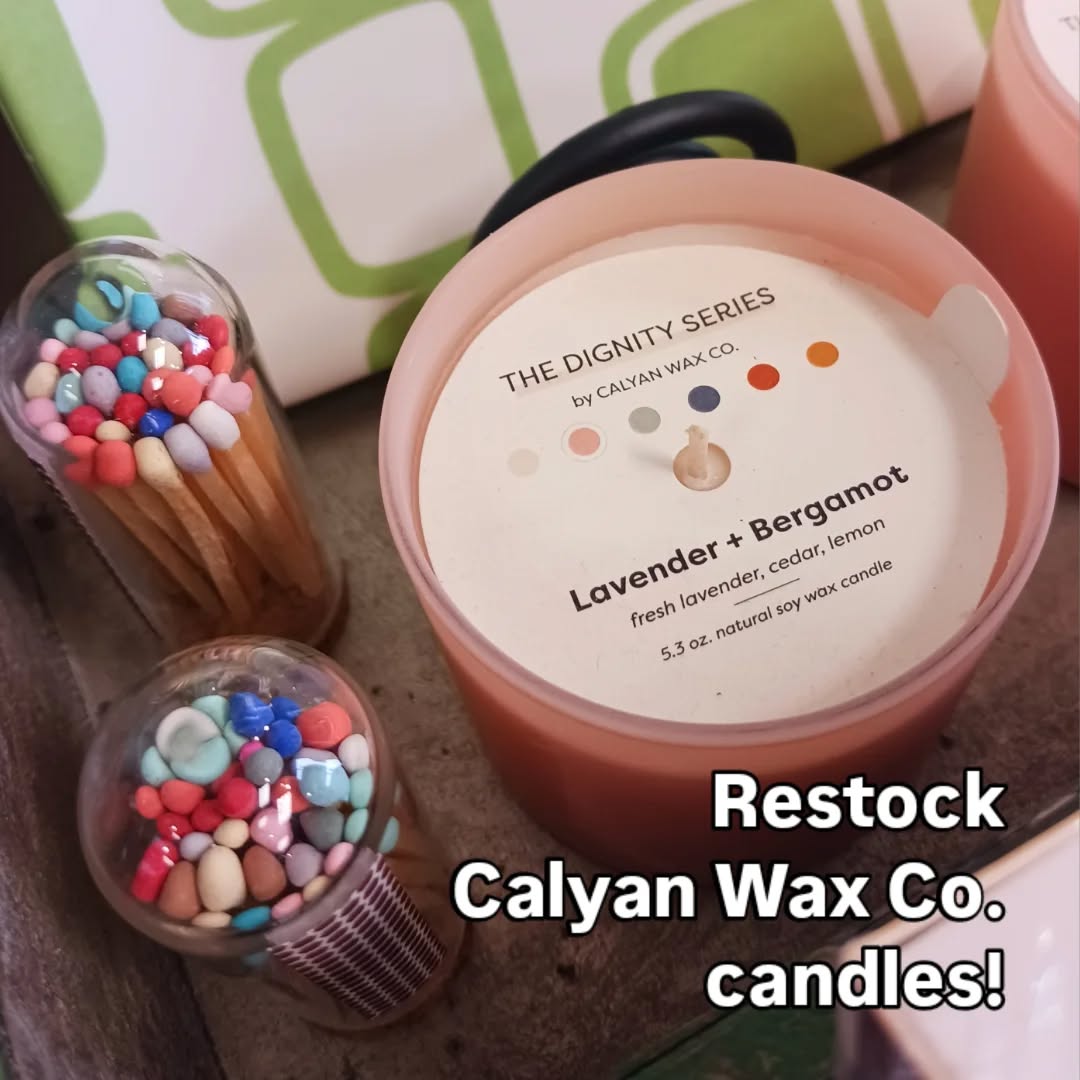 Restock of Calyan Wax Co. Candles to chase that cold weather away 🕯🔥
