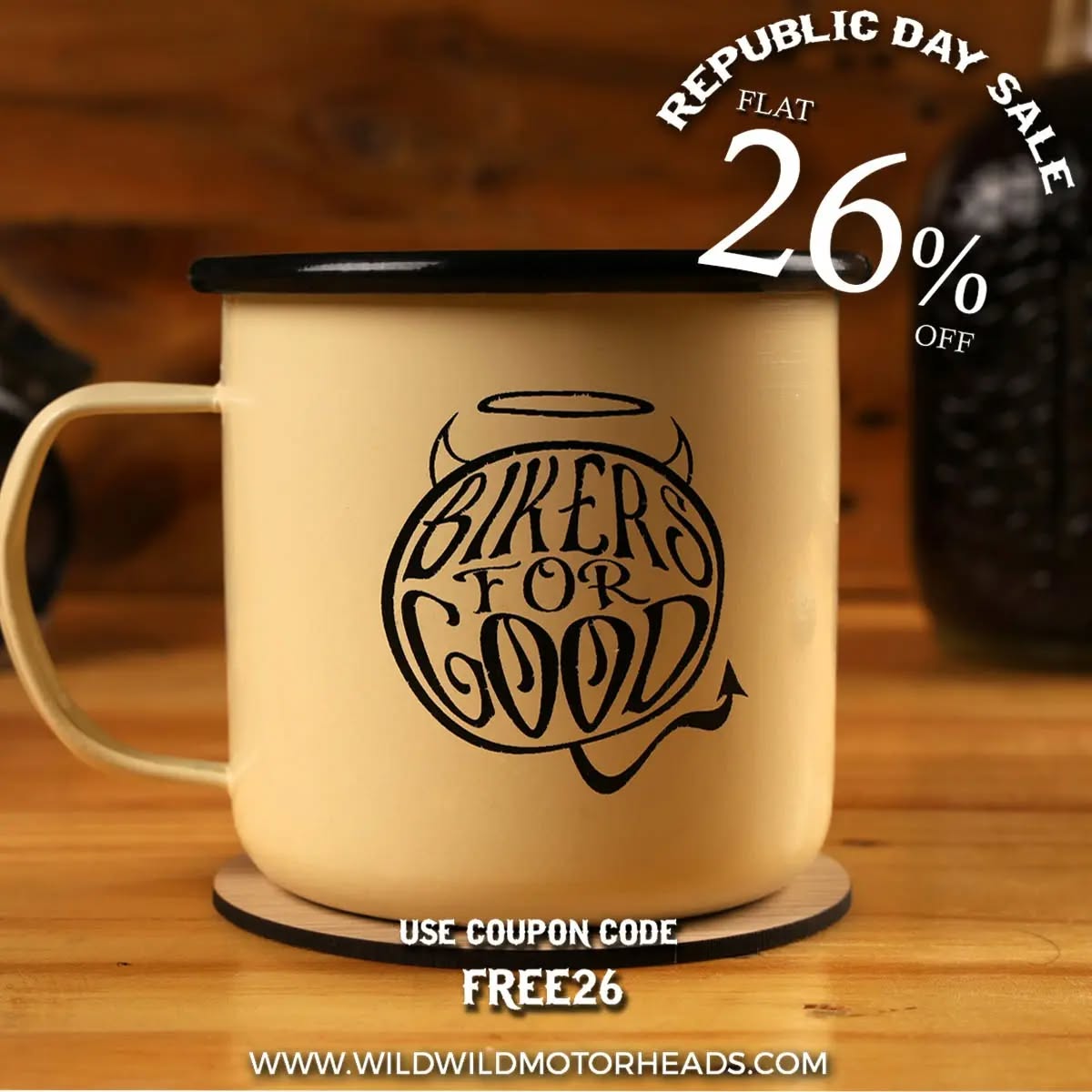 Celebrations are on till 31st January.
Grab your favorite merch before the sale ends. 🏴☠️ (Link in bio)
#wildornothing #wildwildmotorheads #wilderlust #motorheadlifestyle #whereareyou #sale #republicday #everything #motorhead #carlovers #bikelovers #bikersofindia #Bandana #mug #survivalmug #survivalgear #travelequipment #raceday #explorer #bikersforgood