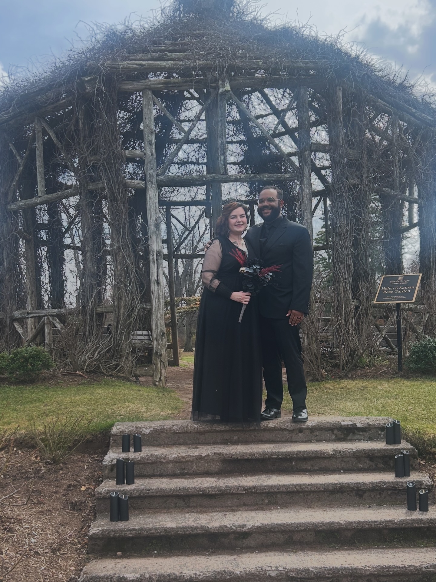 Arielle and Xavier eloped on this warm March day!