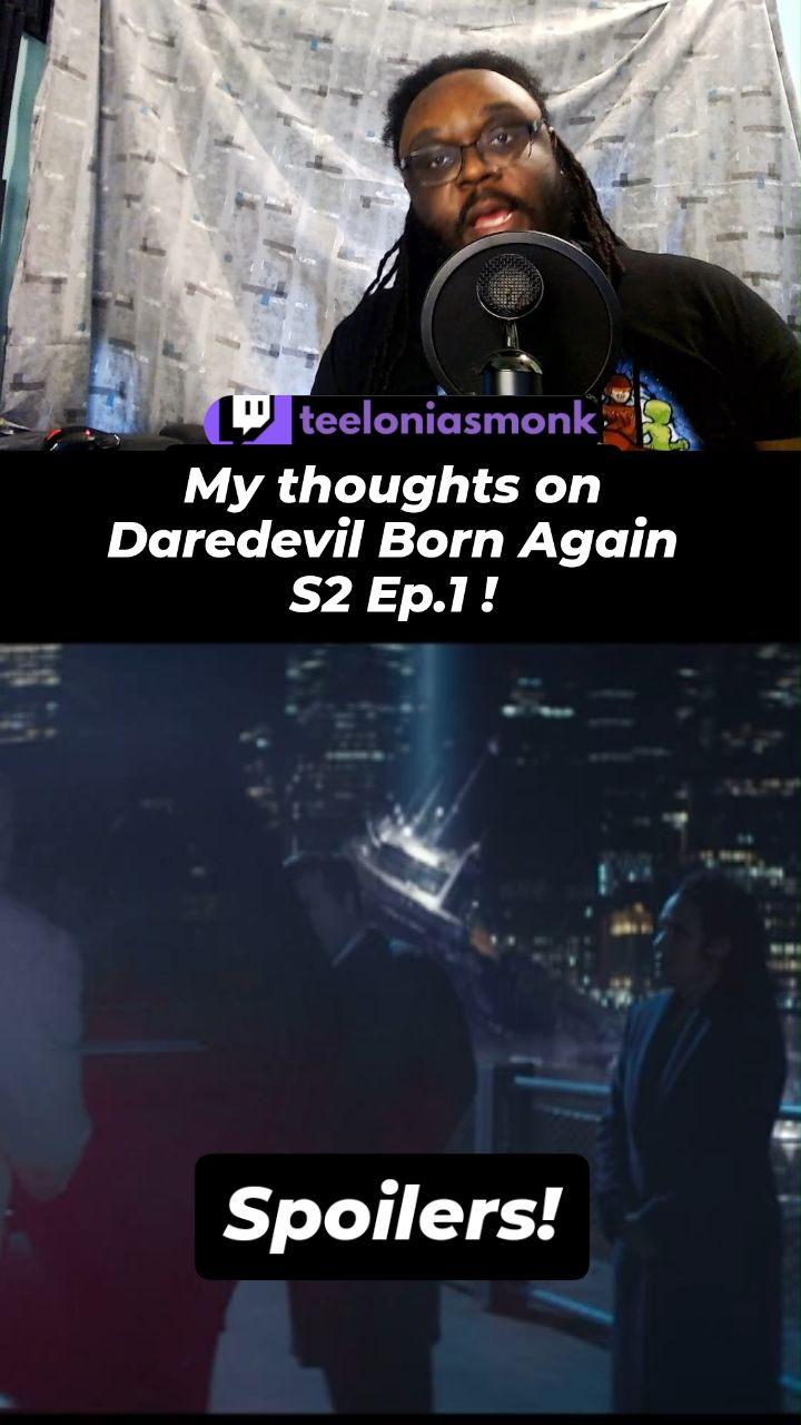 My thoughts on Daredevil Born Again S2 Episode 1!
It starts off with a bang and it seems like the show knows what it wants to be now and it's more focused! Can't wait to watch more.
#marvel #daredevil #daredevilbornagain #marvelcomics