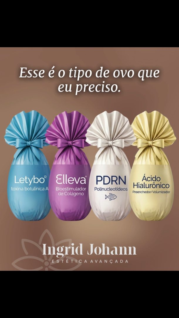 Esse é o tipo de ovo que a gente quer nessa Páscoa, né?
Ao invés de chocolate que acaba rápido…
que tal investir em algo que cuida de você e realça sua beleza por muito mais tempo? 💖
💉 Botox para suavizar linhas
✨ Bioestimulador Elleva para firmeza e colágeno
🧬 PDRN para regeneração da pele
💧 Ácido hialurônico para hidratação e volume na medida certa
Um combo perfeito de autocuidado + autoestima 👌
💭 E aí, qual desses você escolheria?
📲 Agende sua avaliação e monte seu protocolo ideal!
#páscoaestética #autocuidado❤️ #botox #bioestimuladoresdecolágeno #pdrn
