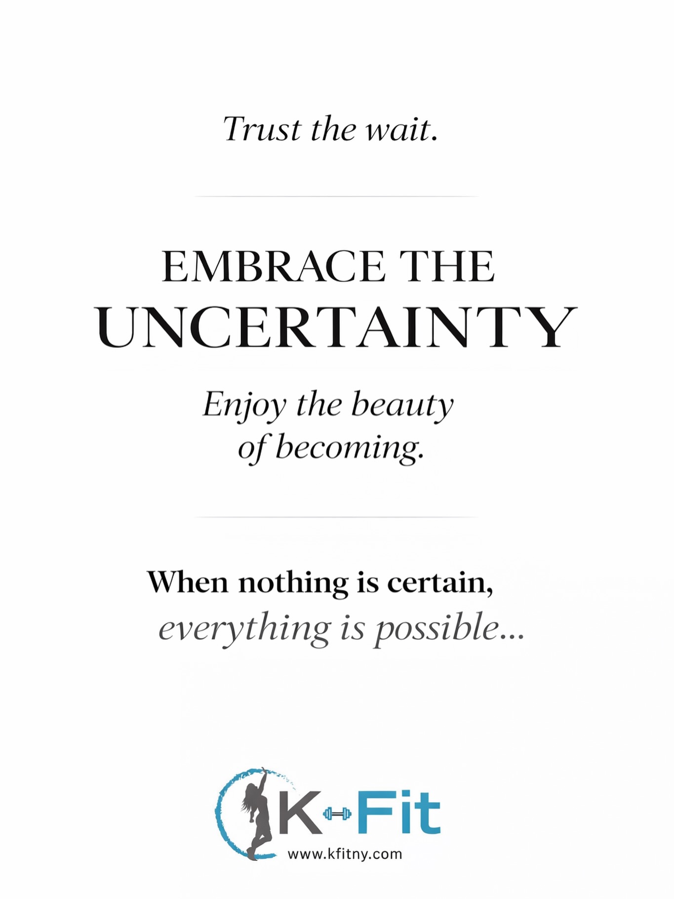 Not everything is meant to be rushed.
Some of the most powerful transformations happen in the waiting… in the uncertainty… in the becoming.
Trust it. Stay consistent. Show up anyway.
Your breakthrough is closer than you think. 💫
👉 Ready to start your transformation? Link in bio.