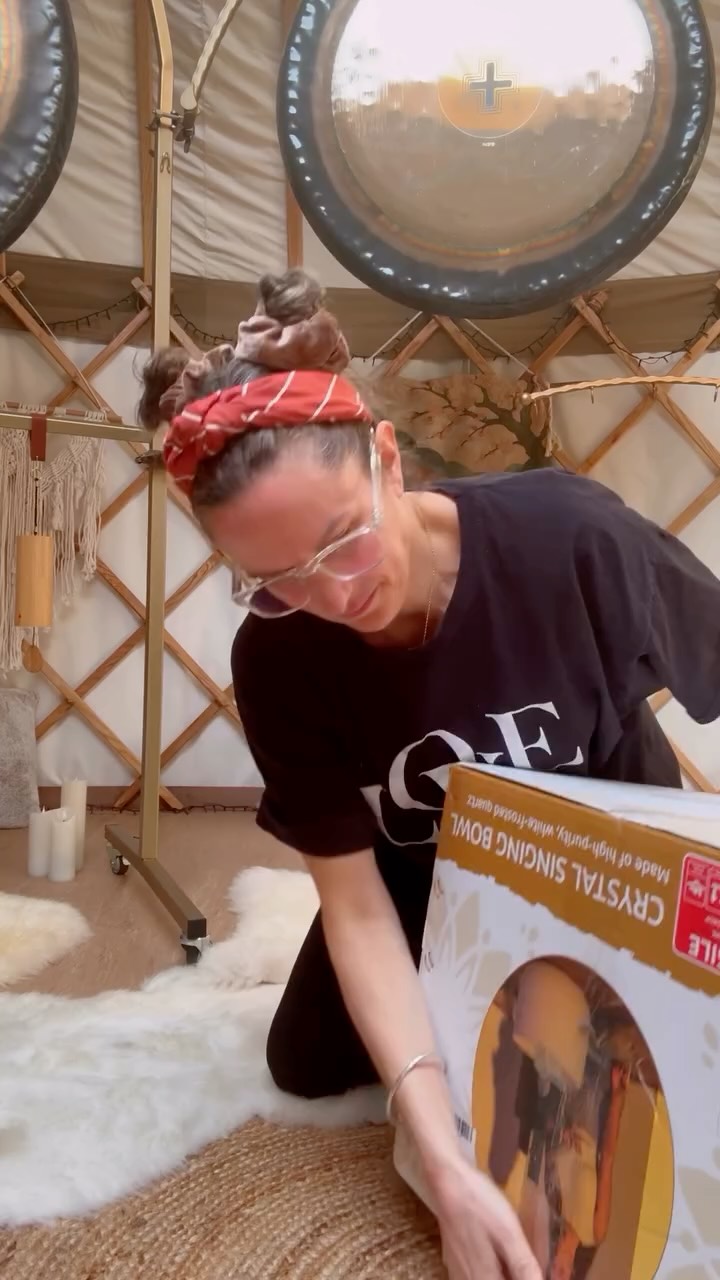 A new sound has arrived in the yurt.
16” Meinl Crystal Singing Bowl in C, tuned to 432 Hz.
I already work with a 440 Hz bowl in the same note, and what’s interesting is not that one is “better” than the other - it’s how they sit together.
Two Cs. Almost identical, but not quite.
When they’re played side by side, you start to hear a gentle pulsing between them. A slow wavering.
That movement is where it gets interesting.
The new bowl is deeper, heavier in tone. The 440 is a little brighter, a little clearer. Together, they create something that feels less like a single note and more like a landscape you can listen into. #totnes #soundbath #soundtherapy