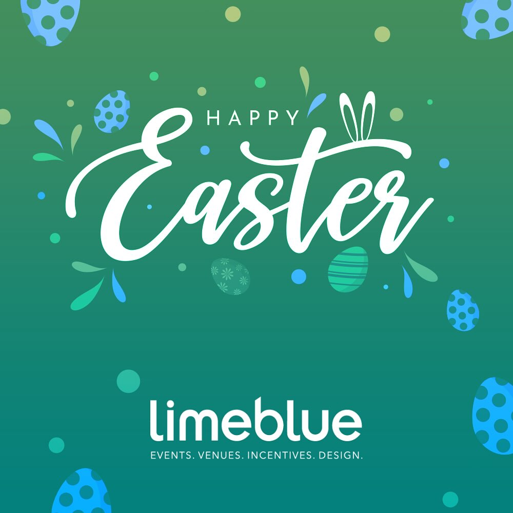 Happy Easter from everyone at Lime Blue!
Here’s to lighter days, brighter spaces and a full season of events ahead.
Let’s go… ✨🐰