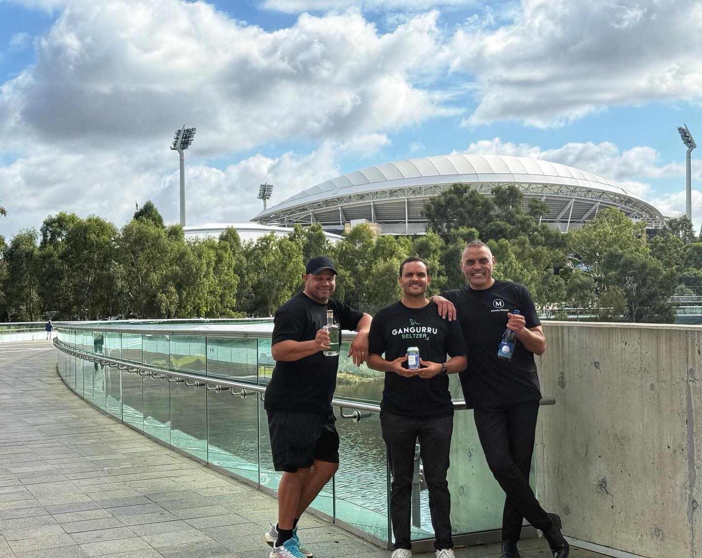 The best in the business, bringing it together for an epic Gather Round collaboration 🔥 The Munda Wine Bar at the @adelaidefescent is the place to be, featuring guest stars @sevenseasonsspirits and @gangurru_seltzer. Check out the link in bio for all the details - we’ll see you there!