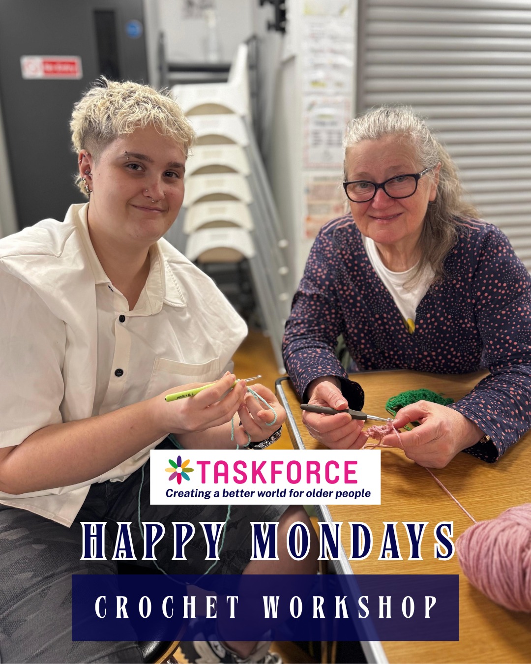 What a beautiful session we had on Monday 23rd March!
We were joined by the incredible Luci, who led a calming and creative crochet workshop; and everyone was making their very own granny squares!!!
Crochet isn’t just creative, it’s powerful for wellbeing too. The gentle, repetitive movements can help reduce stress, ease anxiety, and promote mindfulness, giving your mind a chance to slow down and reset.
And it wasn’t just about crochet… 🎉
We also celebrated our lovely Debbie’s birthday with a delicious chocolate cake! (our favourite flavour!)
A big thank you to Luci for such a special session; and to everyone who came along and made it so warm and welcoming.
Next Monday 30th March, we have our photo weaving session! Hope to see you there :)
#croche #croche #knitting #manchester #mentalwellbeing