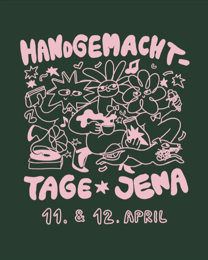 Freudig kann ich euch verkünden, dass wir dieses Jahr mit einem kleinen Siebdruck-Stand bei den Handgemacht-Tagen dabei sein werden. Kommt vorbei, probiert euch aus und lasst euch von Jenas vielseitigem Handwerk begeistern! ✨
Wir sind schon ganz gespannt!
|
@priggegram hat mal wieder ein paar Zeilen dazu geschrieben 🧡 den kompletten Part gibt’s dann nächste Woche - seid gespannt!
|
#handgemachttage #jenaparadies #rap #marktplatz