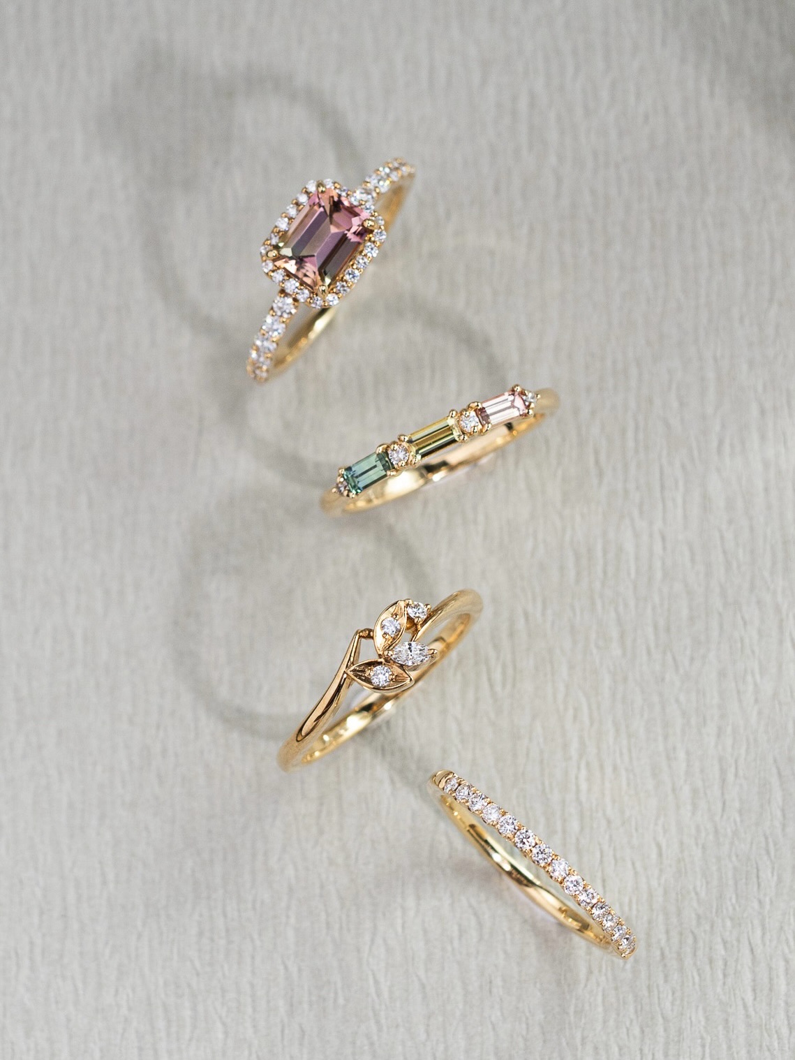 A soft harmony of colour, captured in three delicate strokes.
Our Palette collection features pastel sapphires in elegant baguette cuts — thoughtfully arranged to form a gentle spectrum, like colours on an artist’s palette. Subtle yet expressive, each piece brings a quiet touch of colour to your everyday.
Available in necklace, ring, and earrings.
A beloved boutique best-seller, cherished for its effortless charm.
Discover Palette at our Ann Siang Hill Boutique, and enjoy our Spring Sale in-store for a limited time.