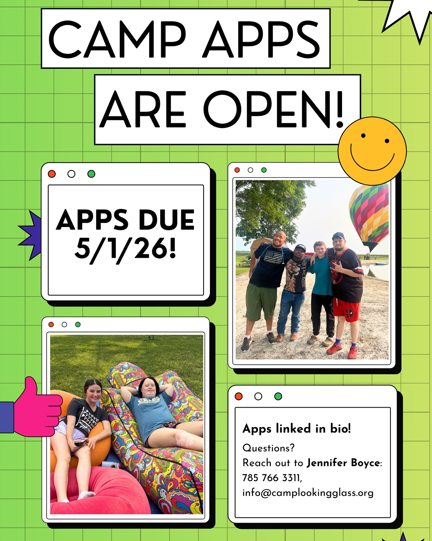 Summer Camp applications are OPEN! ✨🎉🐸
Head to the link in our bio to access the camper, new counselor, and returning counselor applications!
Deadline is MAY 1ST! Reach out to Jennifer Boyce if you need assistance or support with your applications!
We can’t wait to see YOU this summer! ☀️😎🌊