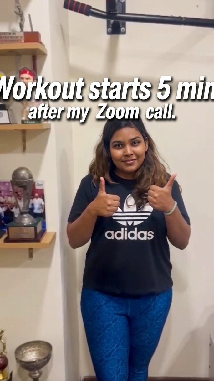 Aakriti’s secret to staying consistent? Convenience.
✅ 100% Personalised Programs
✅ Expert Coaches at your doorstep
✅ Results that speak for themselves
If she can do it between meetings, what’s stopping you? 🚀
Call to Action: DM "READY" to start your journey with BookMyCoach.fit.
#FitnessHack #KolkataDiaries #HomeGym #BookMyCoach