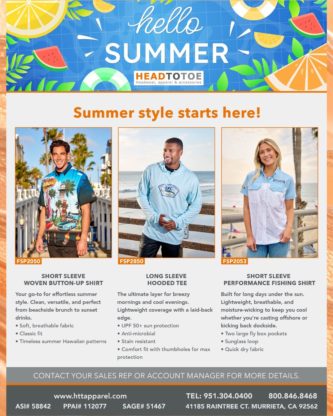 ☀️ Summer is your brand’s moment to shine. Make it count with custom apparel and headwear from HeadToToe.
Lightweight fabrics, bold designs, and retail-ready quality help you stand out wherever the season takes you.
Get your brand ready for summer. Start your order now at httapparel.com
#BrandBuilders #MarketingEssentials #CustomHeadwear #SummerApparel #StandOut