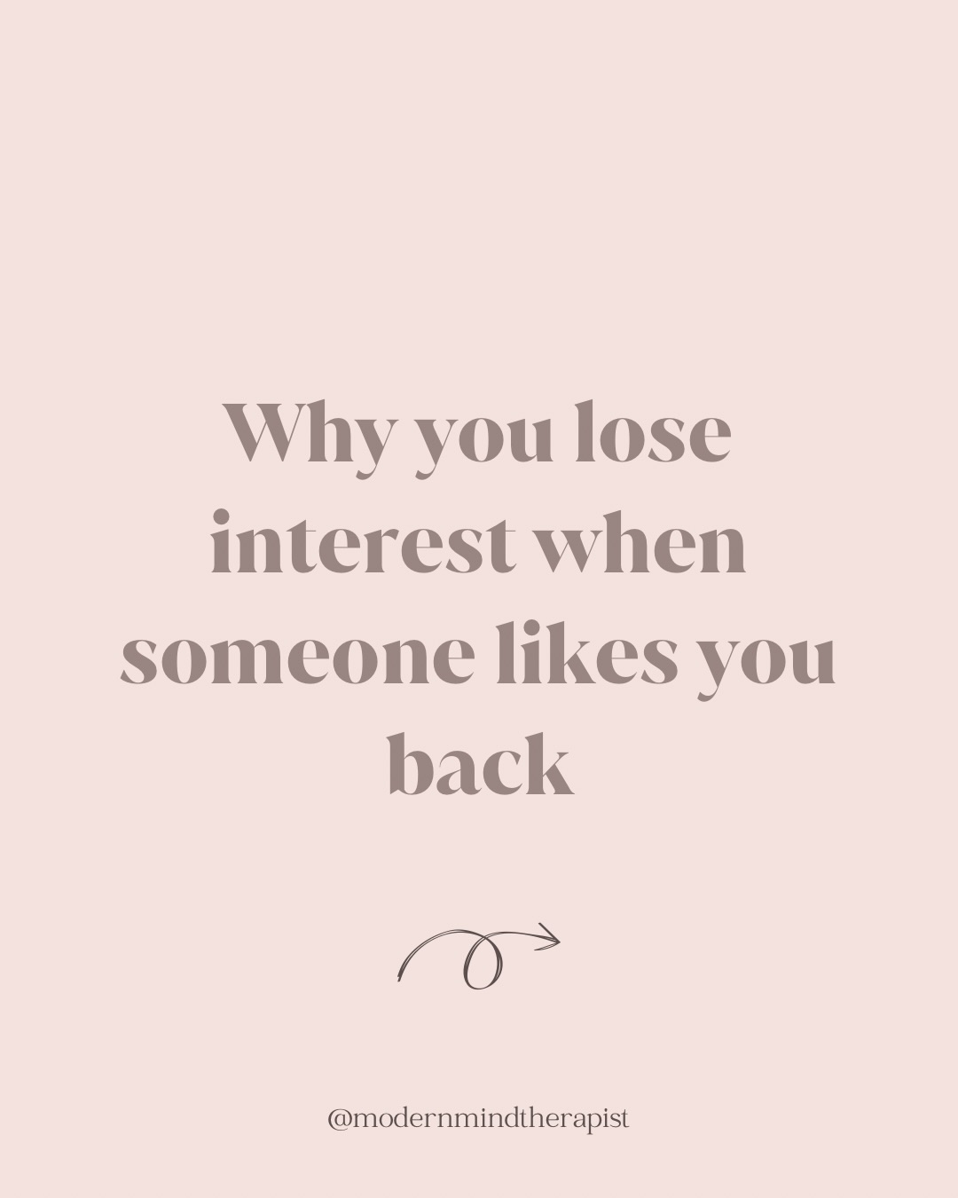 Ever wonder why you lose interest when someone likes you back? You want them… until they want you.
Then suddenly:
• you feel unsure
• less excited
• even a little turned off
This isn’t you being “toxic” or “picky”
It’s often your nervous system.
If you’re used to:
• chasing
• uncertainty
• emotional highs and lows
Then calm, consistent interest can feel…boring or even uncomfortable.
Your brain isn’t thinking: “This is healthy”
It’s thinking: “Where’s the intensity I’m used to?”
So it pulls away. Not because they’re wrong for you. But because it feels unfamiliar.
Healthy connection often feels slower, steadier, and less intense at first.
And that can take time to trust. 🫶🏻
#RelationshipPsychology #AttachmentStyles #EmotionalAwareness #WhyWePullAway #HealthyConnection