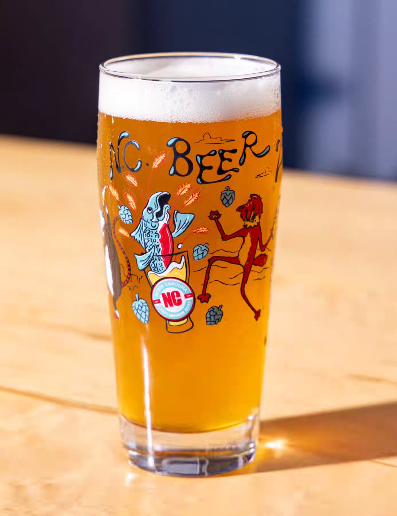 NC Pint Day is April 12th! Add to your collection or get one started. New glasses every year! #ncbeer