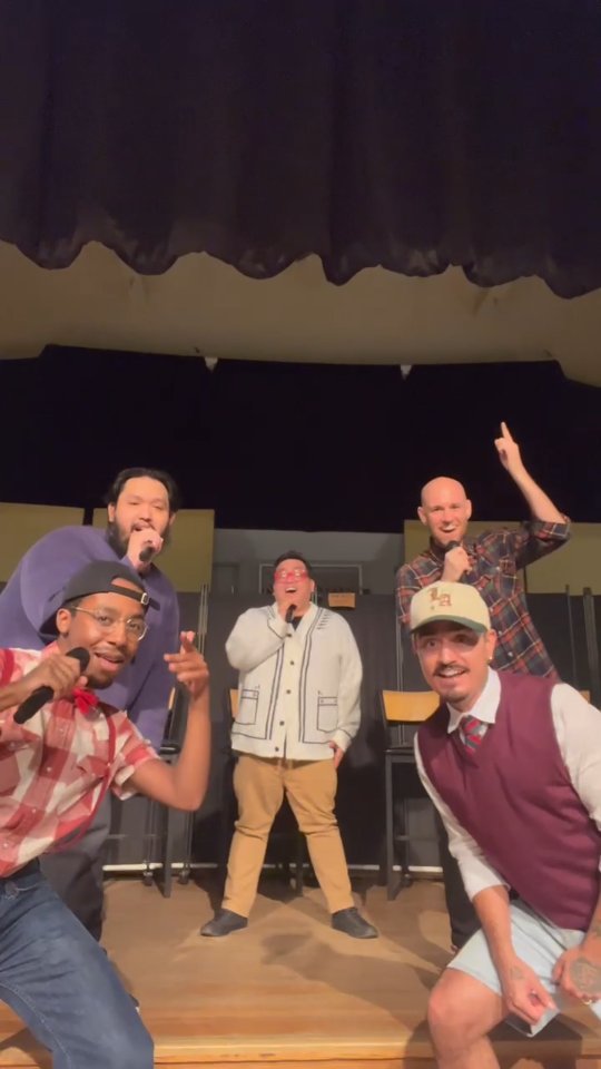 POV: You just found your new favorite boy band. 😇🔥
The Altar Boyz are warming up the vocals and getting ready to bless the stage. We’ve only got 5 performances in May—blink and you’ll miss the miracle.
Creative Team:
🎬 Directed by @meshagiggles
🎹 Music Direction by @cupianoman
💃 Choreography by @giselelajevardi
🌟 Produced by @suzanner1225
📹 By the Boyz
Get your tickets at the link in our bio! 🎫