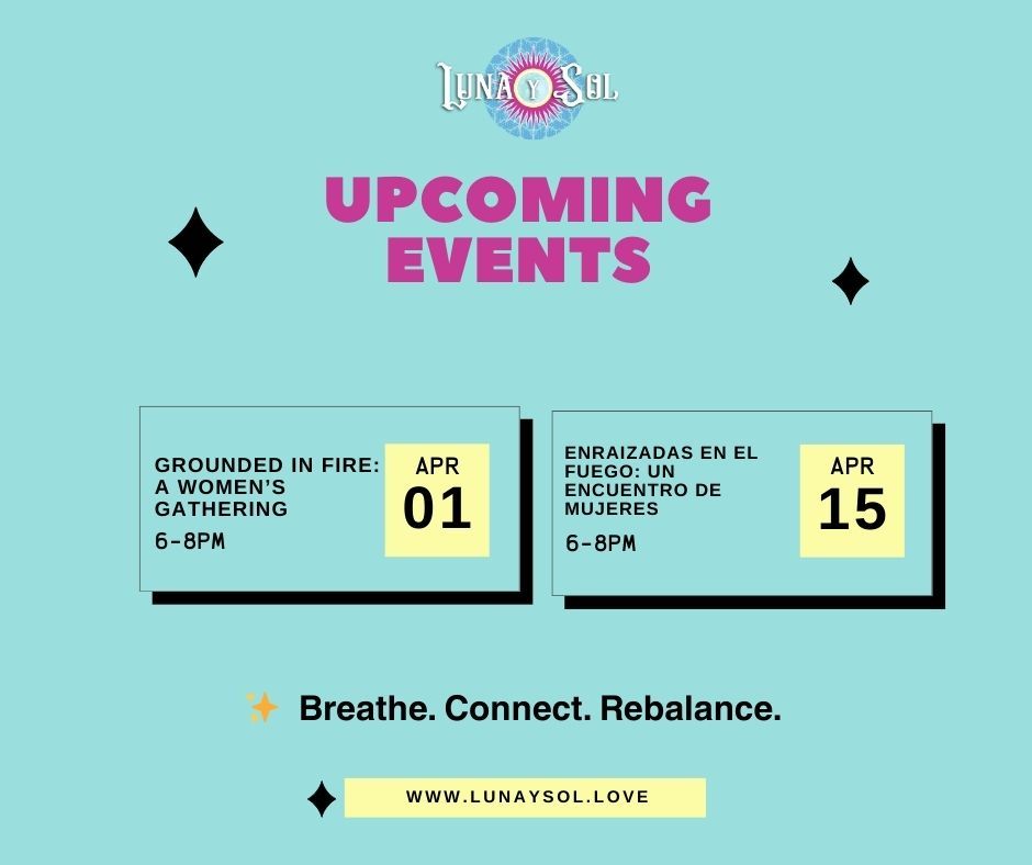 Upcoming Events for the Week
Sometimes the most powerful thing we can do is simply gather and reconnect.
✨ Breathe. Connect. Rebalance.