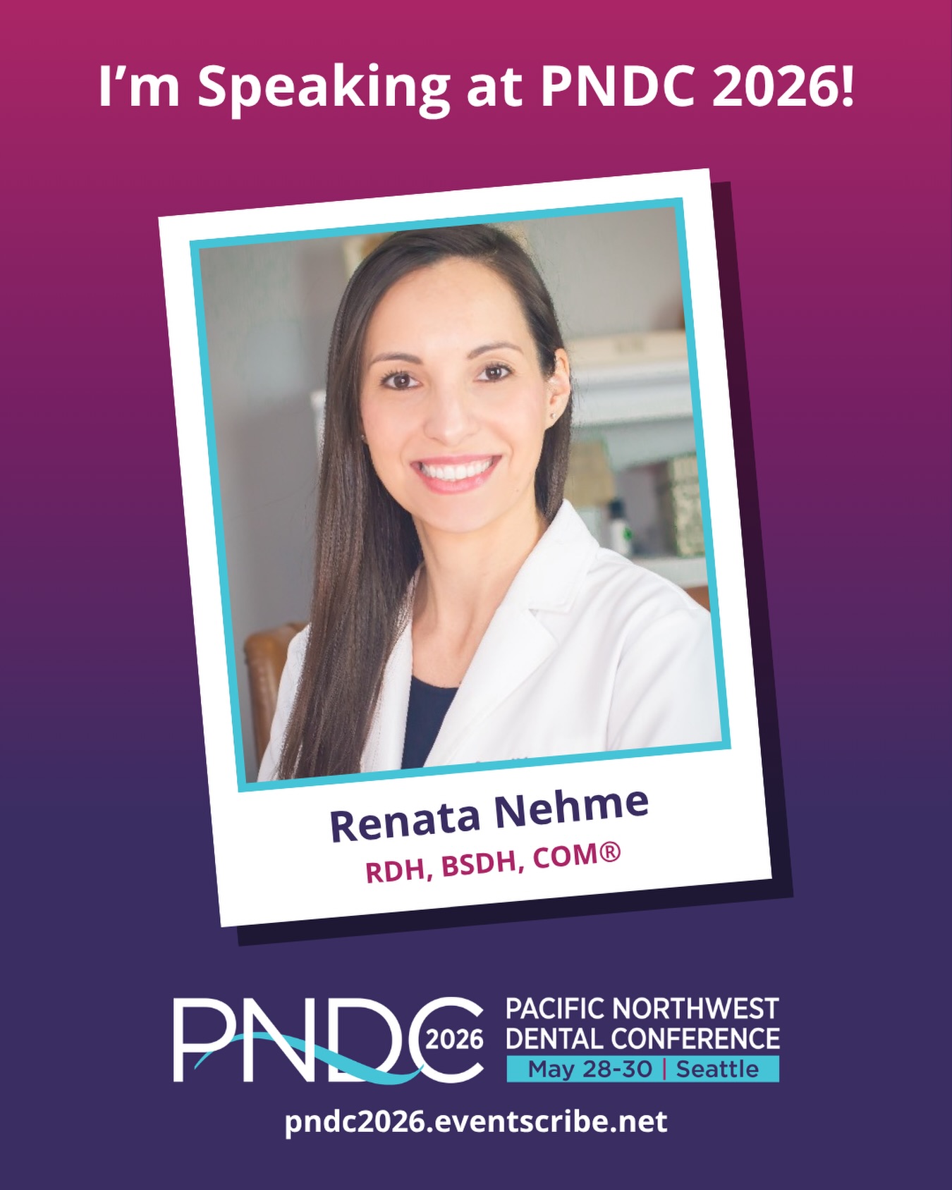 I’m speaking at the 2026 Pacific Northwest Dental Conference, May 28-30 in Seattle! From top-tier CE (20+ credits!) to fun and engaging exhibits, special events and more, PNDC combines everything I love most about a great dental meeting in the beautiful Pacific Northwest.
All of my lectures are included in registration! Register by April 10 for Early Bird discounts: pndc2026.eventscribe.net
#PNDC2026 #DentalCE