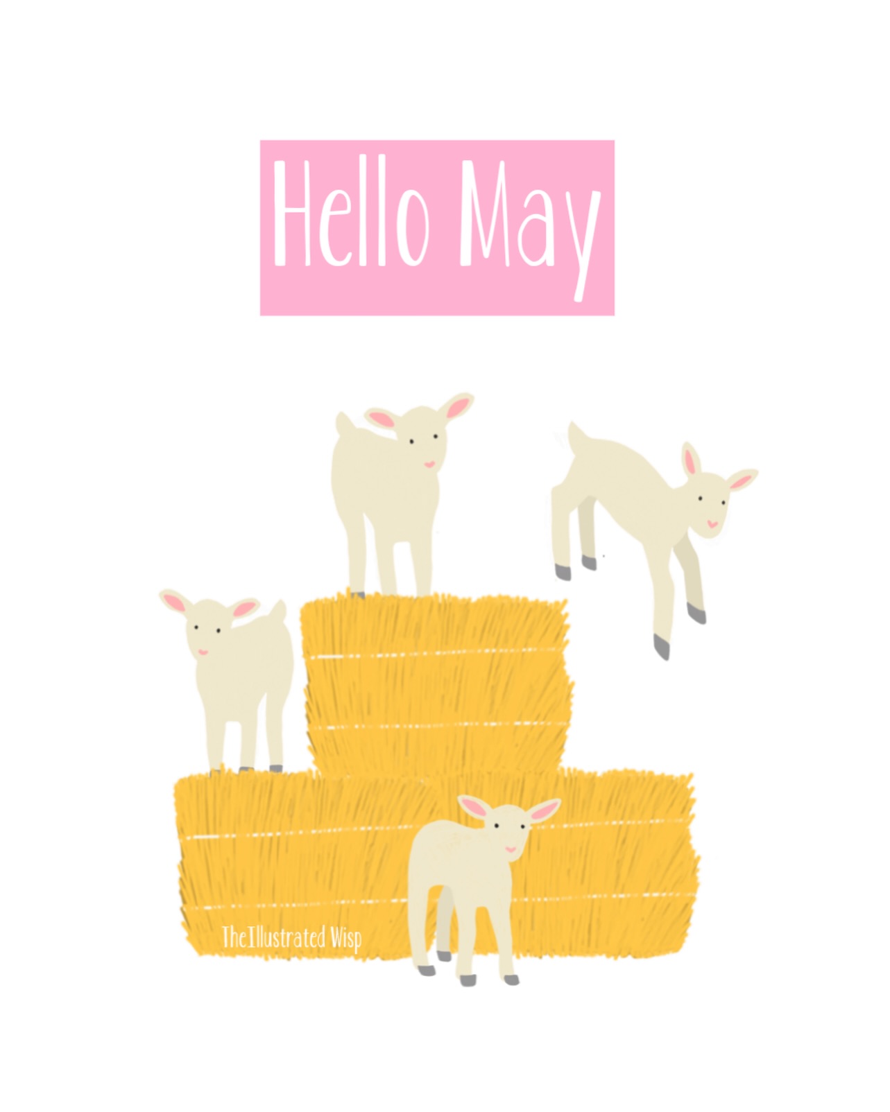 Hello May 🐑✨🌼
Ready to leap into a brand new month…
full of fresh inspiration, longer days,
and all the little joys of spring 💛
Yes please! 🙌🏻
P.S. Hoping May brings me some of this leaping lamb energy too! 🙏🏻✨🐑
#hellomay #lambillustration #lambingtime
#springillustration #mayishere ☀️🌸🌼🌷🫶🏻