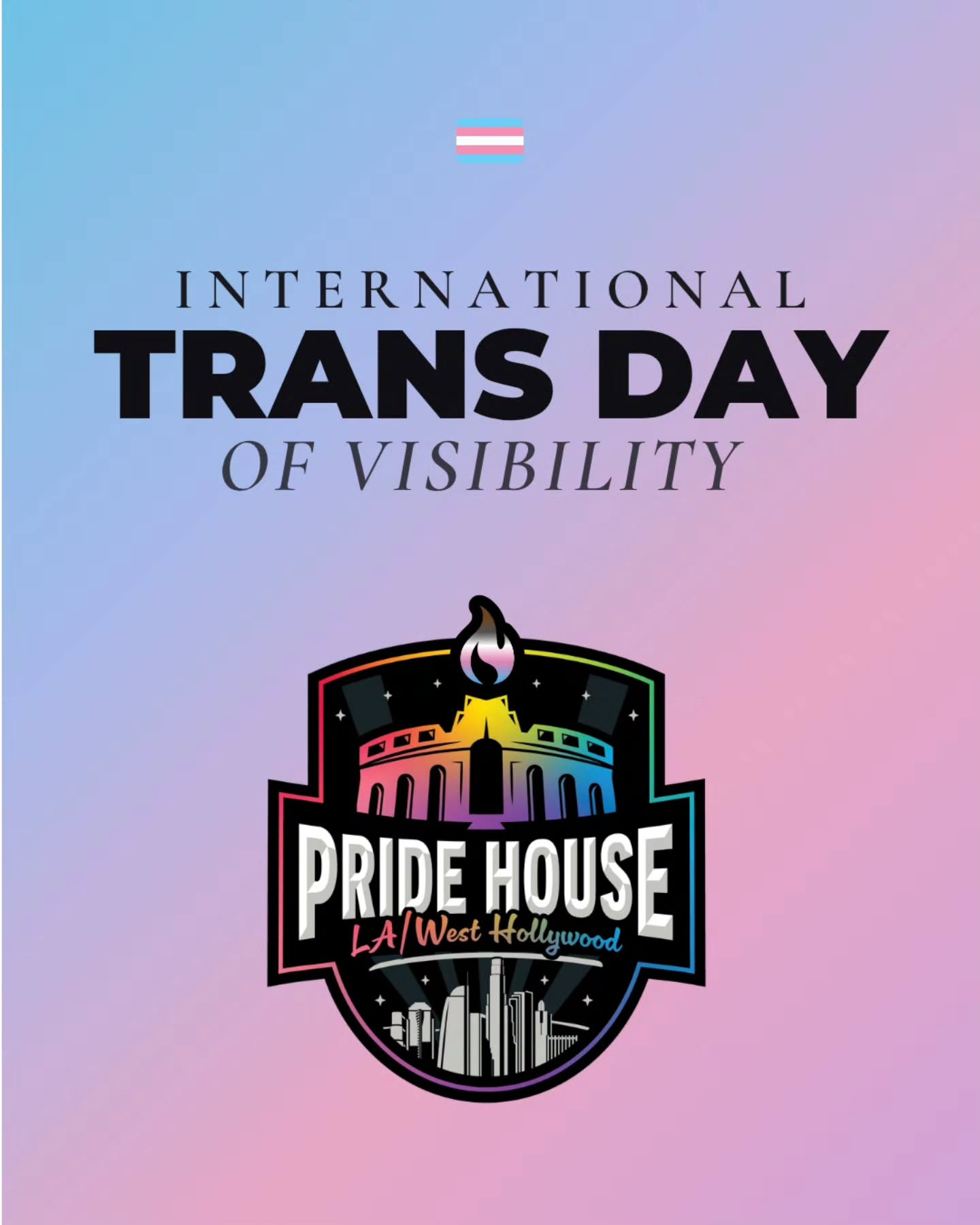Pride House LA-West Hollywood was built on a simple idea: that sport should be a place where everyone has a voice.
As Los Angeles prepares to welcome the world for the 2028 Olympic and Paralympic Games, we’re here to ensure LGBTQ+ athletes are seen, celebrated, and heard.
Today, on International Trans Day of Visibility, we stand with trans athletes and recognize the impact they continue to have on sport. 🏳️⚧️💙