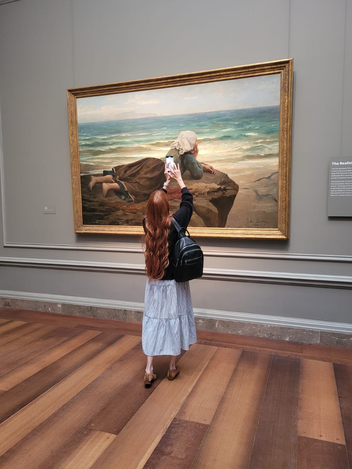 Craving a museum trip… this one blew me away the last time I was in DC!
The Cliff (La Falaise)
1874
Jules Breton
National Gallery DC
If you could go to ANY museum, which one would you go to???