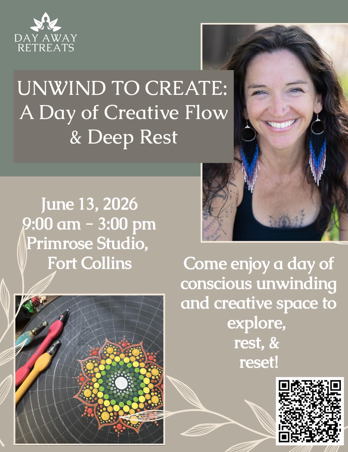 hi friends! I am stoked to offer a day long retreat with @dayawayretreats !!
Sat June 13th
Do you feel like you’re always on the go? Would you like to have more time for rest and creativity to flow through you? You’re invited to book your calendar with a day of conscious unwinding and creative space to explore, rest, and reset!
We’ll begin with an extended slow flow yoga class to rebalance your body, mind, and spirit and awaken the creative flow. That practice will be completed with a long savasana (deep rest) & sound bath, followed by a nutritious lunch. After lunch you’ll have the option to spend the afternoon creating a dot mandala, to take time for creative writing, or go for a walk (or perhaps a combination of those!). All mandala supplies will be provided for those that wish to explore this creative route. You’ll leave feeling both rested and reinspired!
grab your spot through @dayawayretreats website or through the special events page of my site 😊👍
If you’re feeling the call, I can’t wait to nurture you!!