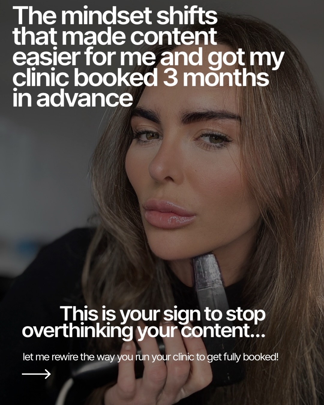 Your clinic isn’t struggling… your strategy is.
If you’re still:
• Relying on random posts
• Waiting on “word of mouth”
• Doing the same thing as every other injector
…of course your diary isn’t full.
Fully booked clinics aren’t lucky — they’re SYSTEMISED.
Inside my mentorship, I take you from:
➡️ 0 consistency
➡️ 0 predictable income
➡️ 0 real strategy
…to being booked out 8–12 weeks in advance with:
✔️ A content system that actually converts
✔️ A client journey that sells for you
✔️ Positioning you as the go-to in your area
✔️ High-value treatments (not discount chasing clients)
✔️ A repeatable booking funnel you can scale
This isn’t a one-day course.
This is business transformation.
If your goal is fully booked, high-paying clients, and a clinic that runs like a machine…
Drop “MENTOR” below or DM me 🔥
Let’s build you a clinic people are waiting to get into.
#clinicmentor #skinclinic #aestheticclinic #skinrejuvenation #skincare