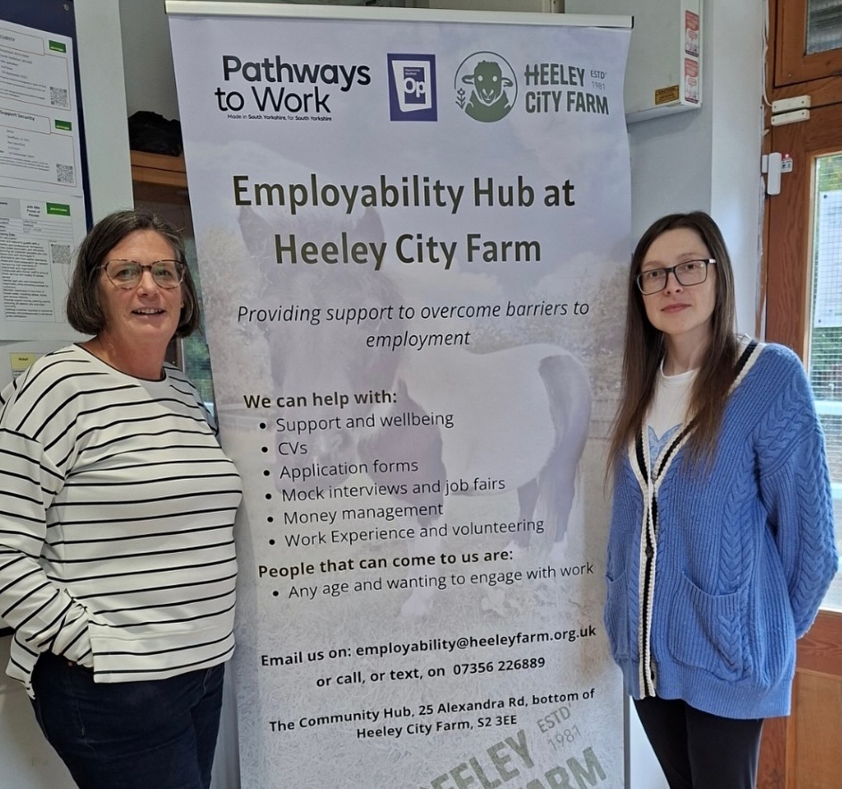 🖇️ We’re hiring in our employability hub! 🌱
We’re looking for an Employment & Engagement Officer to support people into work, build confidence, and deliver engaging activities 💚
▪️Make a real difference
▪️Work with a supportive team
▪️Help people access new opportunities
👉 Find out more and apply:
https://www.heeleyfarm.org.uk/employment-engagement-officer
📩 Get in touch for a job pack or more info- jobs@heeleyfarm.org.uk
#jobsinsheffield #sheffieldjobs #pathwaystowork #sheffieldissuper #employability