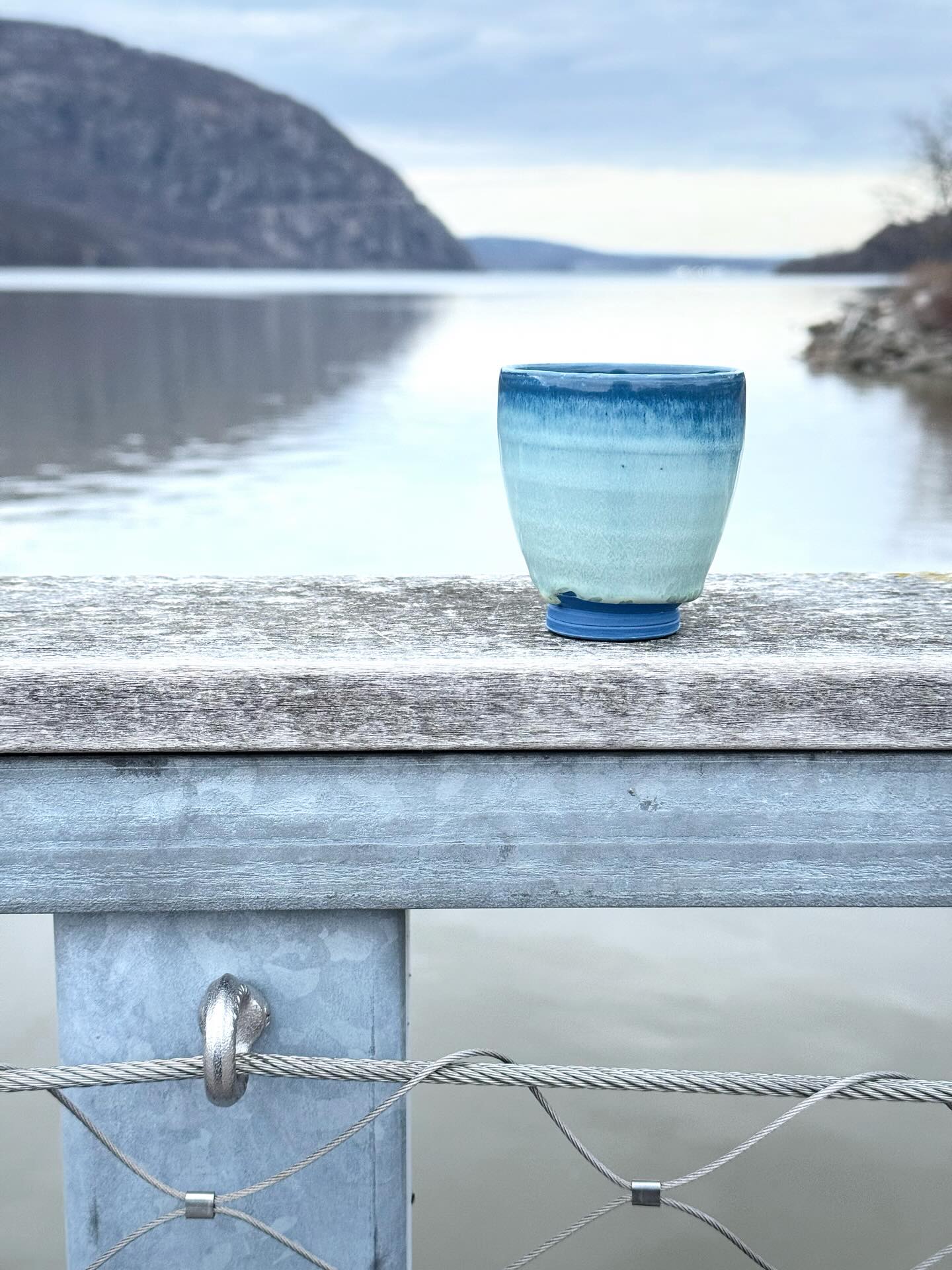 Early morning serendipity is when you forget the hot water at home, find a bottle of spring water in your car, and discover Leaves in a Bowl ambient brew. More time to sit at the river… #morningtea #meditation #gratitude #serendipity