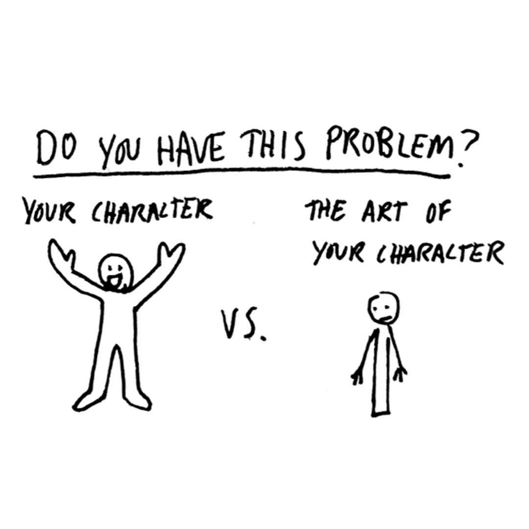 Quality post. Inspired by an interaction I had on Cara where someone had asked, “how do I invent poses?” 99.9% of the responses were just a variation of “use references” which is good advice, but maybe misses the core of the real question: “what is my character doing?”
This was my reply to that thread.
#artadvice #characterposes