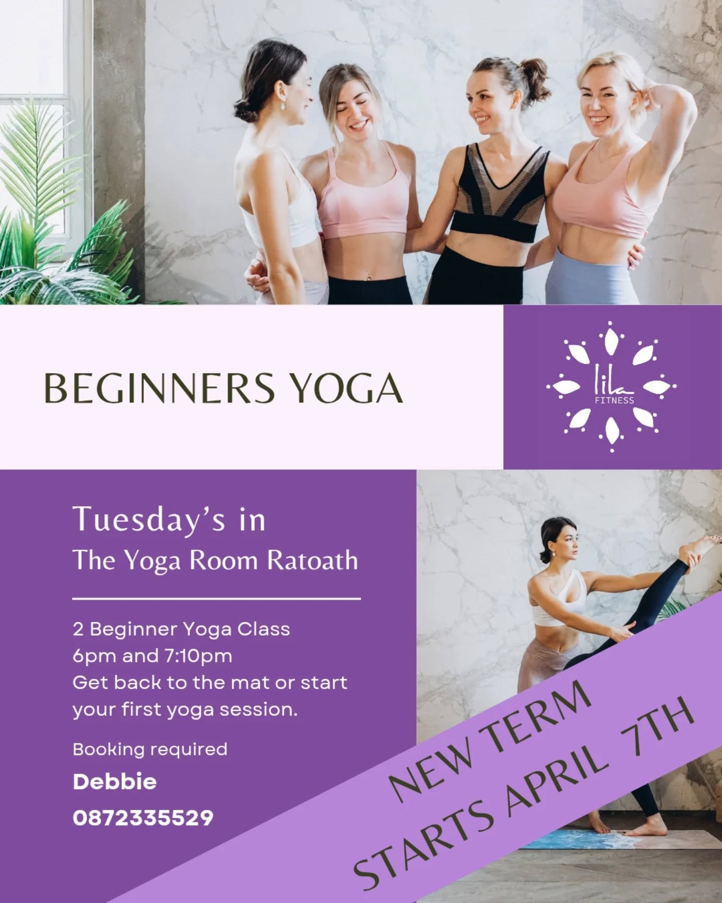 🧘♀️🌿 Looking to dip your toes into the wonderful world of yoga? Join us for Beginners Yoga Sessions every Tuesday and Thursday at 6:00 PM or 7:10PM
🌟 Whether you're a total newbie or just getting back into your practice, these sessions are perfect for all levels. Let's stretch, breathe, and find our inner zen together! 💫
Drop a comment or message us to reserve your spot. Can't wait to flow with you on the mat!
#BeginnersYoga #FindYourZen #YogaForAll 🙏🌸