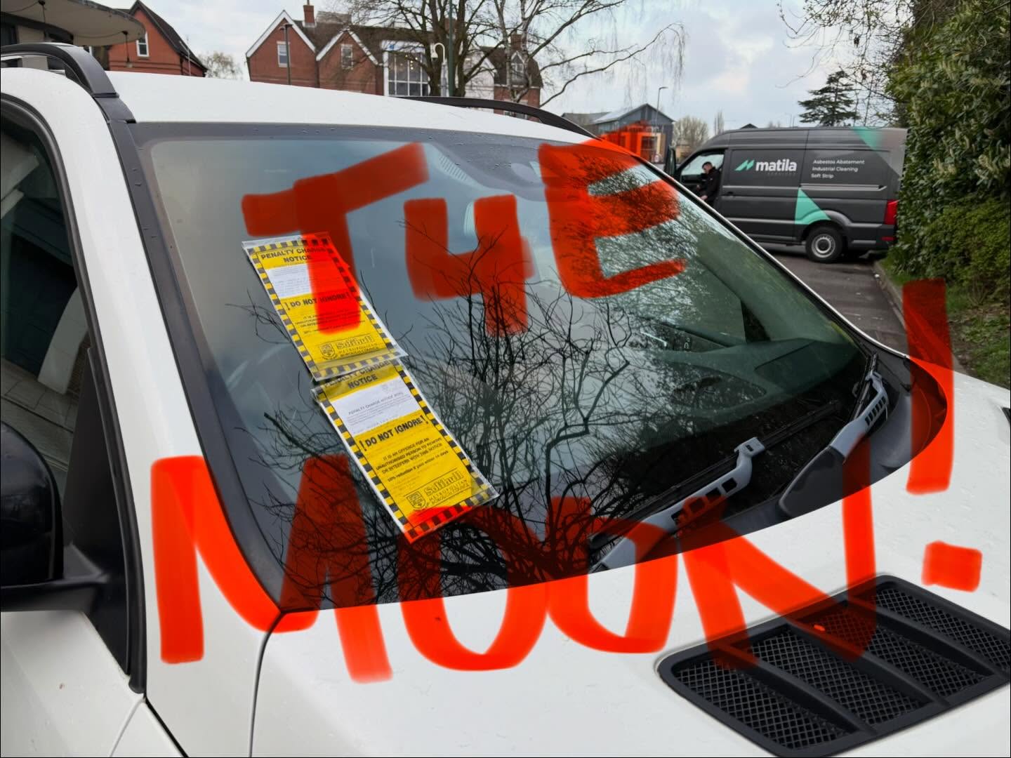 Time to try the @joelycett defence… 😂🤣 #parkingticket