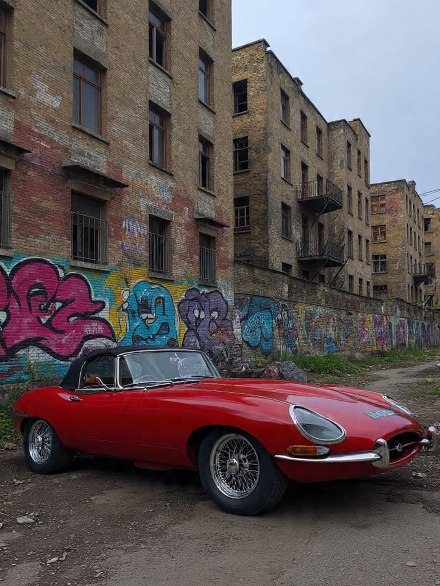 I worked on this beautiful Eagle E-type today. I thought it might be fun to change the background…