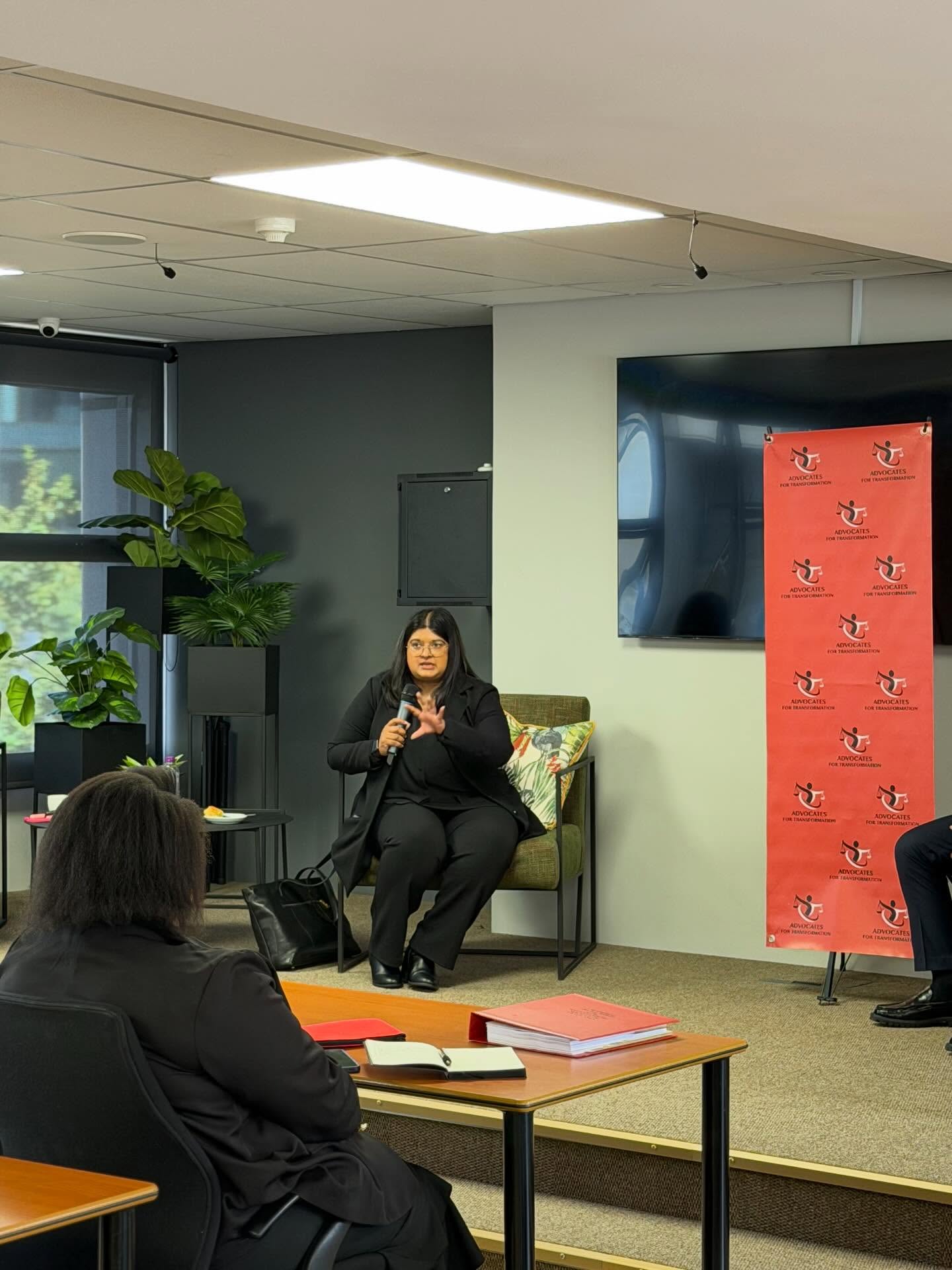 This morning’s AFT Pupillage Session was both insightful and encouraging. The session highlighted the important role that the AFT plays in supporting pupils through initiatives focused on academic support, court attendance, and creating safe and accountable spaces within the profession.
It was inspiring to see the many structures AFT has put in place to guide and support pupils during what is both a demanding and rewarding journey.
Thank you to all the speakers for sharing their time, knowledge, and commitment to the development of the next generation of advocates.
#AdvocatesForTransformation #PupillageJourney #YoungBar #LegalCommunity