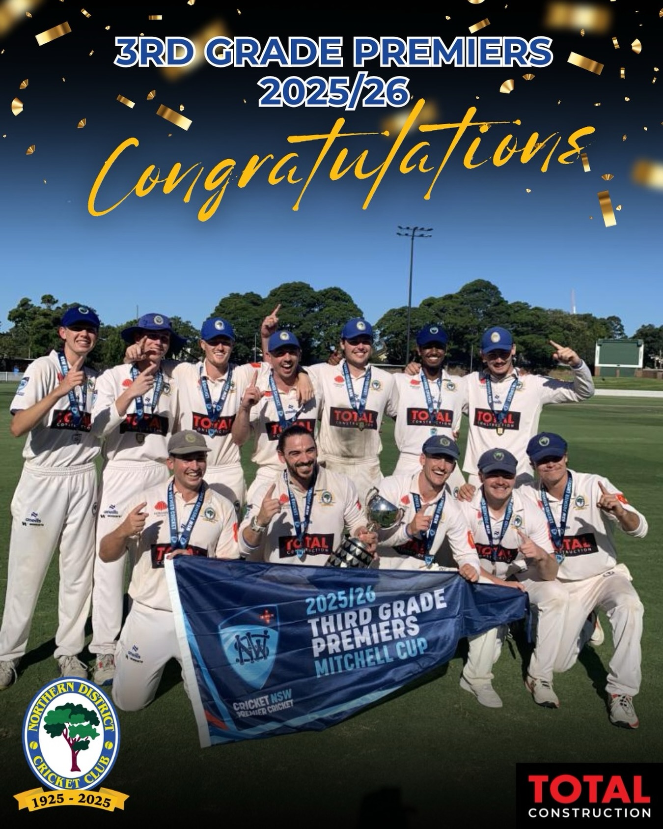After a dominant finals series, 3rd Grade are Premiers for 2025/26 🏆🏆