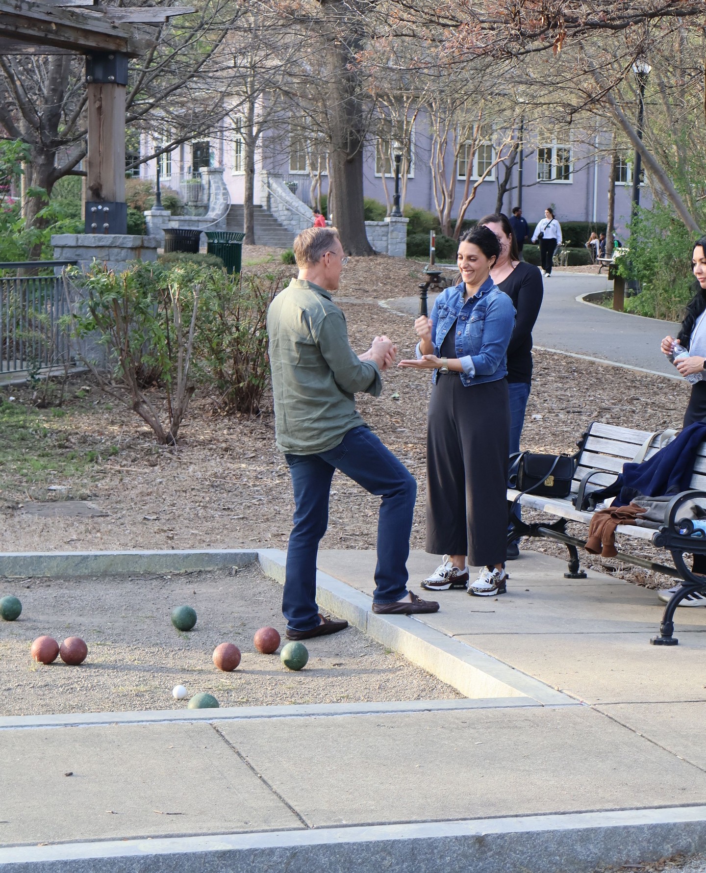 Weeknight plans: bocce + friends ☀️