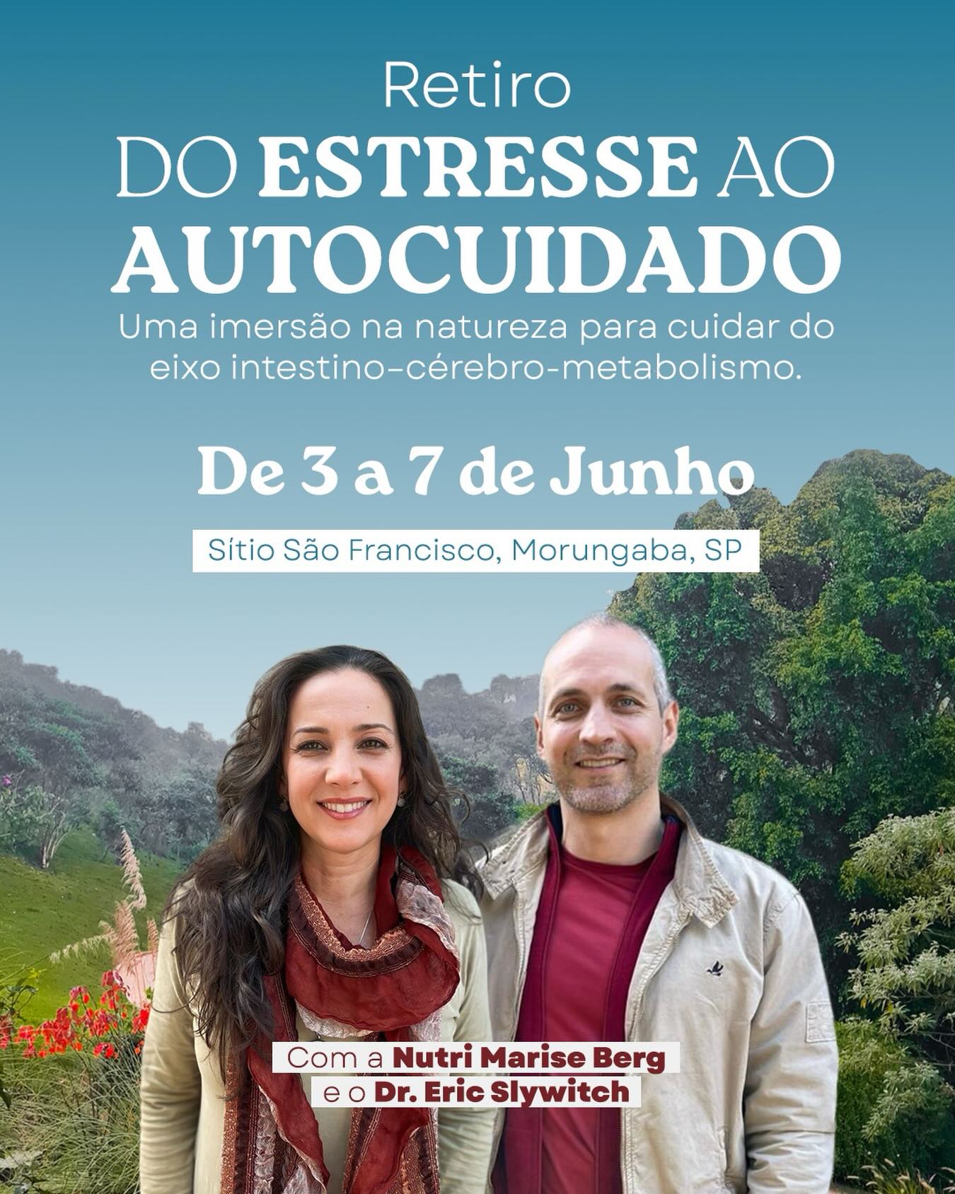 A ciência tem confirmado algo que o Ayurveda já descreve há milênios:
corpo e mente formam um sistema integrado — o corpo sente com a mente e a mente sente com o corpo.
O estresse impacta diretamente a digestão, o metabolismo, o humor e a energia.
E, quando esse sistema se desregula, o autocuidado se torna mais desafiador.
Não por falta de disciplina.
Mas por desequilíbrio, inflamação e fadiga.
✨ Existe um caminho de autorregulação.
Neste retiro, conduzido pela Nutri Marise Berg e pelo Dr. Eric Slywitch, o foco é te acompanhar na transição
do estresse ao autocuidado, a partir da regulação do eixo intestino–cérebro–metabolismo.
🌿 Um encontro para:
• reduzir o estresse
• restaurar a digestão e a energia
• se nutrir em todos os sentidos
• transformar sua relação com o comer e com o corpo
Não é sobre fazer mais.
É sobre criar condições internas para sustentar mudanças reais, de volta ao equilíbrio.
Se você sente que tenta se cuidar, mas não tem conseguido manter…
talvez falte suporte, descanso e relaxamento, não esforço.
✨ Se isso fez sentido, te convido a conhecer todos os detalhes no link da bio.
#retirodecorpuschristi #Ayurveda #eixointestino-cérebro #mindfulness #retiroayurveda