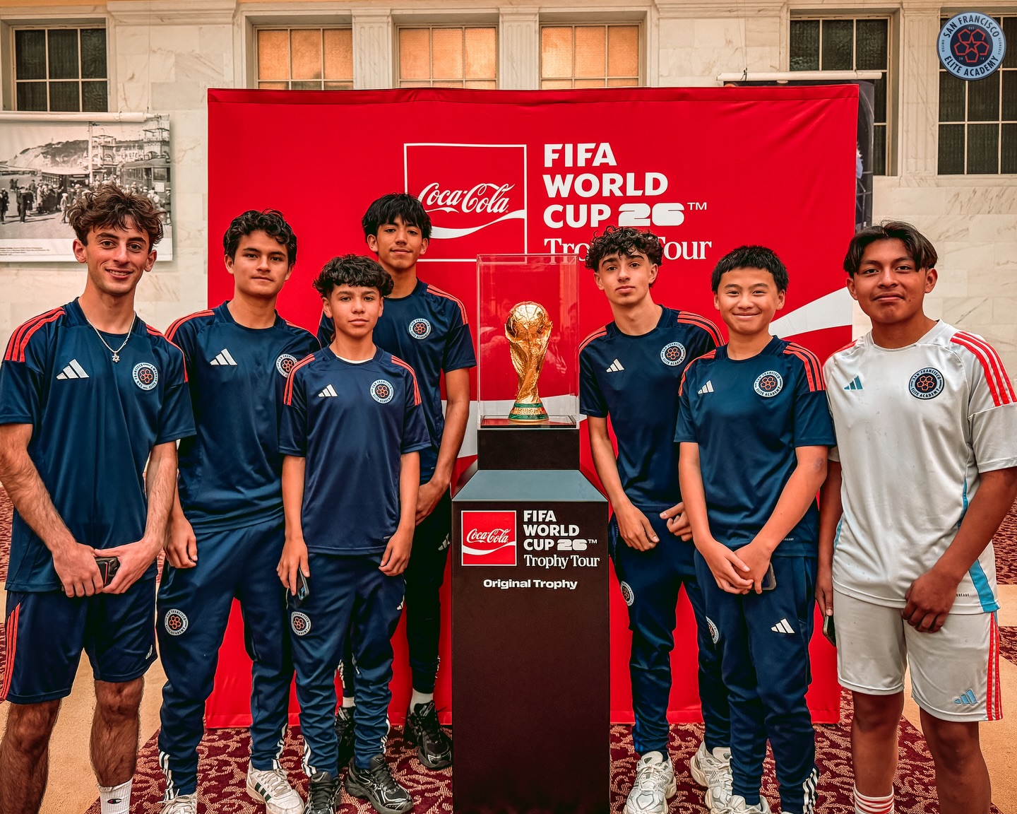 A special day at City Hall.
Over 40 of our players had the opportunity to see the official FIFA World Cup Trophy up close as part of its global tour ahead of the 2026 World Cup.
Moments like this go beyond the game. For our players, this is the trophy they’ve watched on TV, dreamed about, and grown up chasing. To stand right next to it, here in the City, is something they’ll never forget.
Thank you to @sfgov and @danielluriesf for making this experience possible and for creating opportunities that inspire the next generation of players in our community.
#ForTheBay | #SiempreComoUno