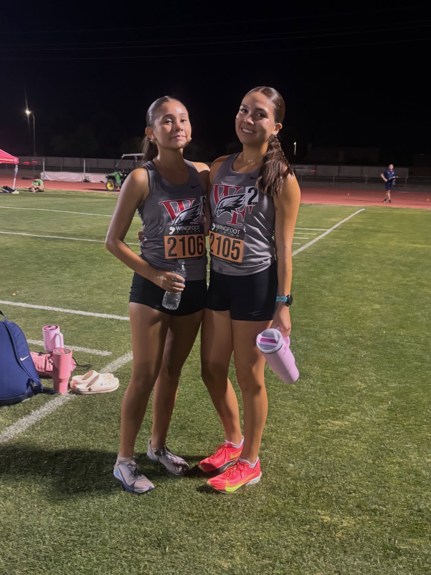 So proud of my girls! @maliasalcido is safe into state, we needed her to set out a pace for her little sister @tyleesalcido to ensure better positioning. 2400m of the race was the goal and then Malia was going to work on her close. It worked as Tylee had a 13 second PR, and Malia still took second overall and one second off her PR while doing pulling duties with a 1:17 close.