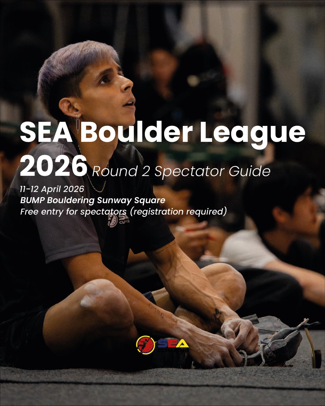Big moves, big energy, and some of the strongest climbers in the region going head-to-head. If you’re coming down for Round 2, here’s a quick guide so you know where to be, what to expect, and how to be part of the action ⚡️
Show up, and bring the noise because the atmosphere only works if everyone’s in it!