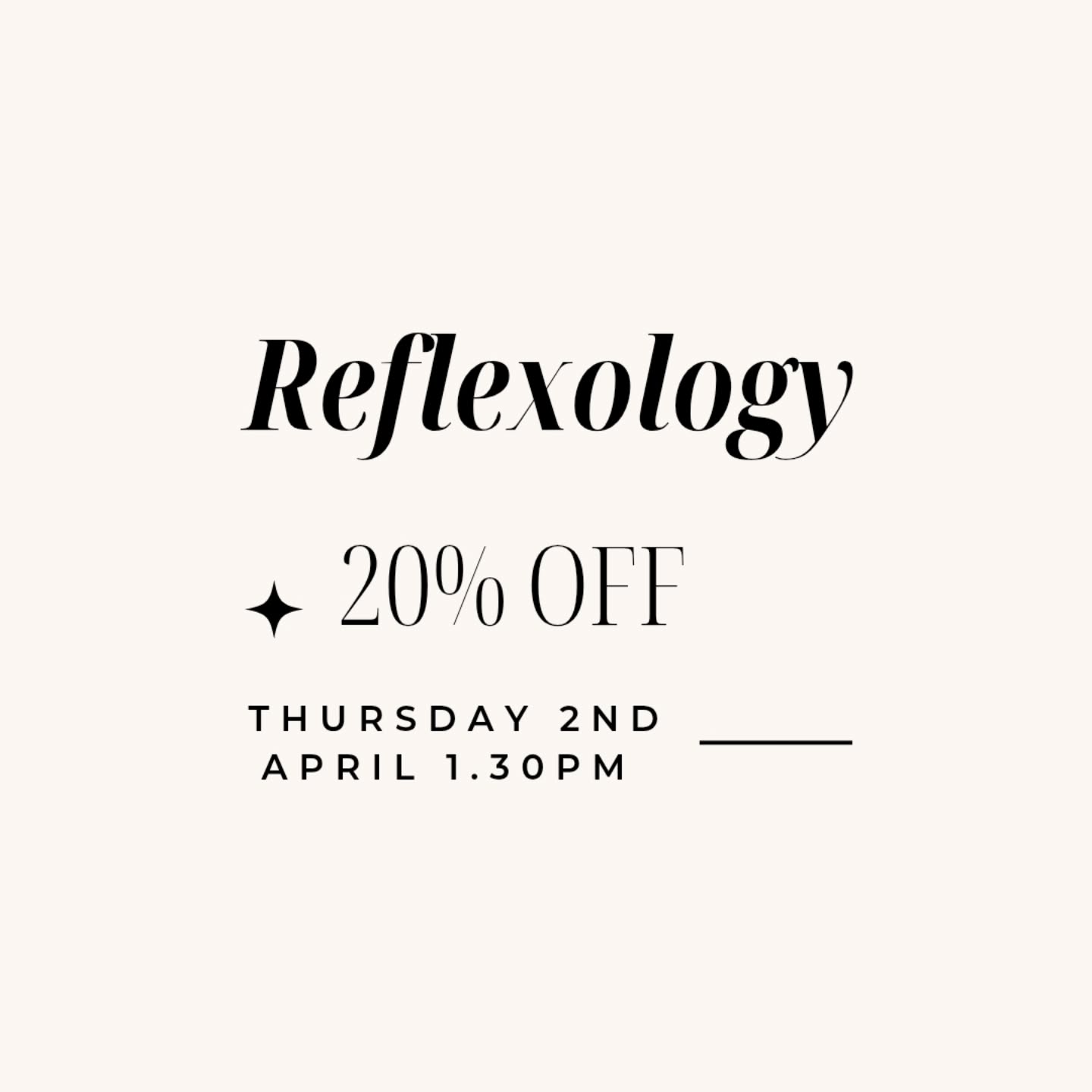 My last appointment before Easter!
Grab my 1.30pm slot on Thursday for a reflexology session at a discount ☺️ 20% off!
Step into the long weekend feeling relaxed.
Either book yourself in online or PM me.
www.skbodyworkspilates.com
#reflexologyauckland #waimauku #huapai #muriwai #kumeu #riverhead