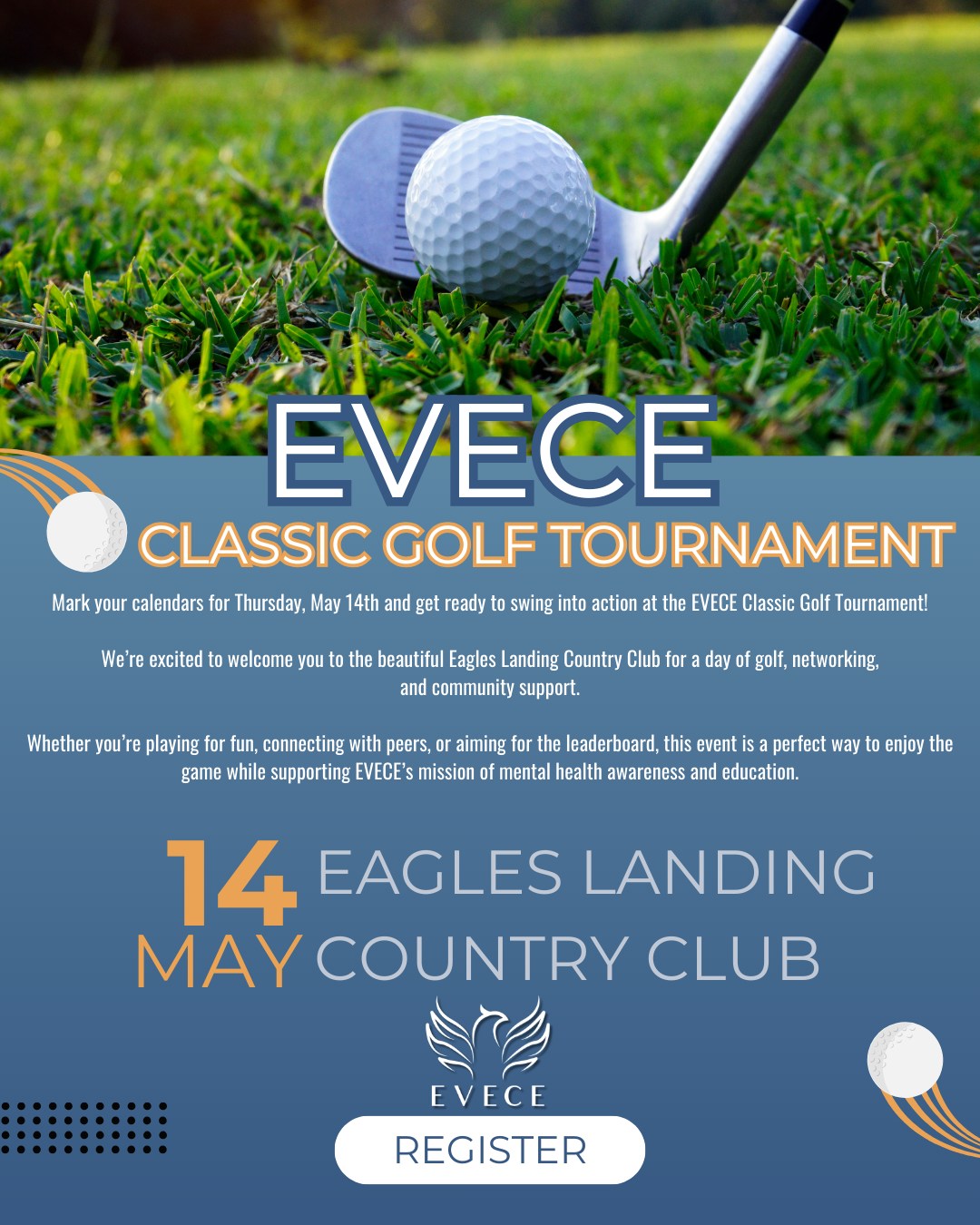The EVECE Golf Classic returns May 14! A day of connection, community, and purpose. 💛
#EVECEGolfClassic #GolfForGood