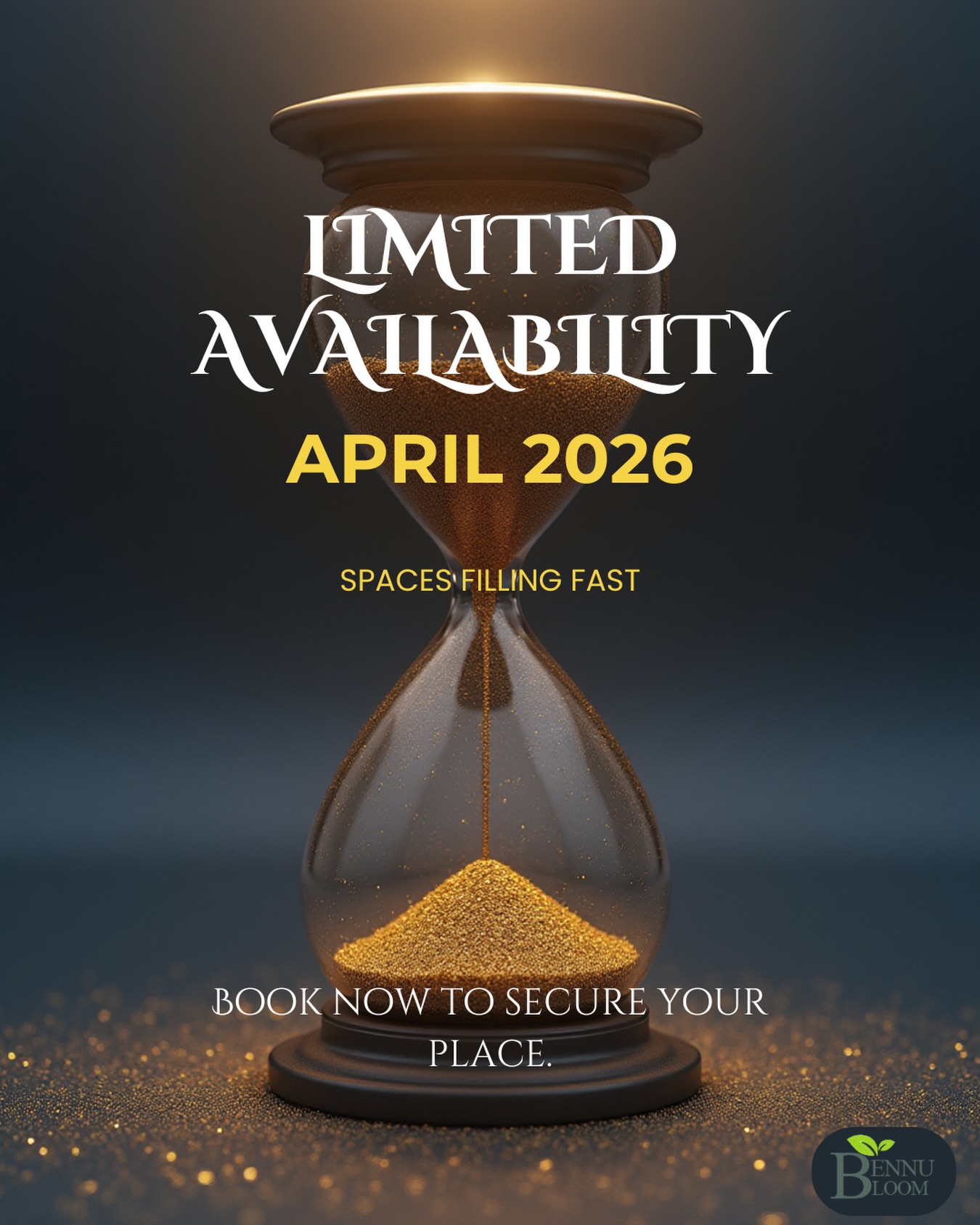 🌸 Limited Spots for April 2026! 🌸
Just a quick note to let you know that April 2026 dates are filling up fast.
A few of my regular customers have already been unable to book their preferred evening appointments and I really don’t want to disappoint anyone.
If you’re planning to join me, now’s a great time to book and secure your place.
Thank you so much for your continued support and feedback - I really appreciate it!
Book online at www.bennubloomhealing.co.uk – link in bio
Louise 💚