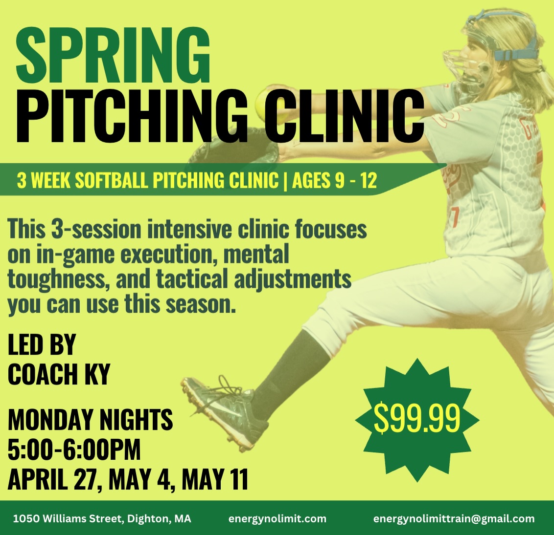 Another clinic coming in April! Don’t miss this one with Coach Ky
https://app.upperhand.io/customers/2200-energy-no-limit/events/192515-3-week-spring-softball-pitching-clinic-k-dot-pacheco