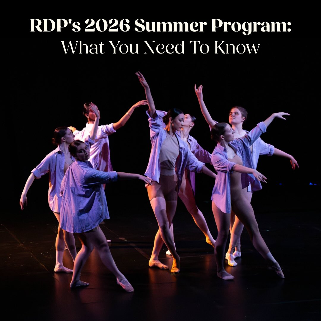 Thinking of joining our Fifth Summer Program this year? Hereâs what you need to know:
â¨this years program is 9 weeks long, from May 3-June 28th
â¨our show is July 4th @ the Conrad Centre!
â¨rehearsals are from 11:30-5:00, but you can choose your schedule and involvement based on your needs
â¨this years program costs $60, or $42 if youâre an RDP member
â¨Choreographer applications are open now and will close April 2nd - we have room for 16 small groups
â¨this year we have room for 45 dancers on a first-come first serve basis, sign ups open April 6th and are open until April 16th!
â¨learn more in our info package - link in bio!
If you have any questions please send us a DM!