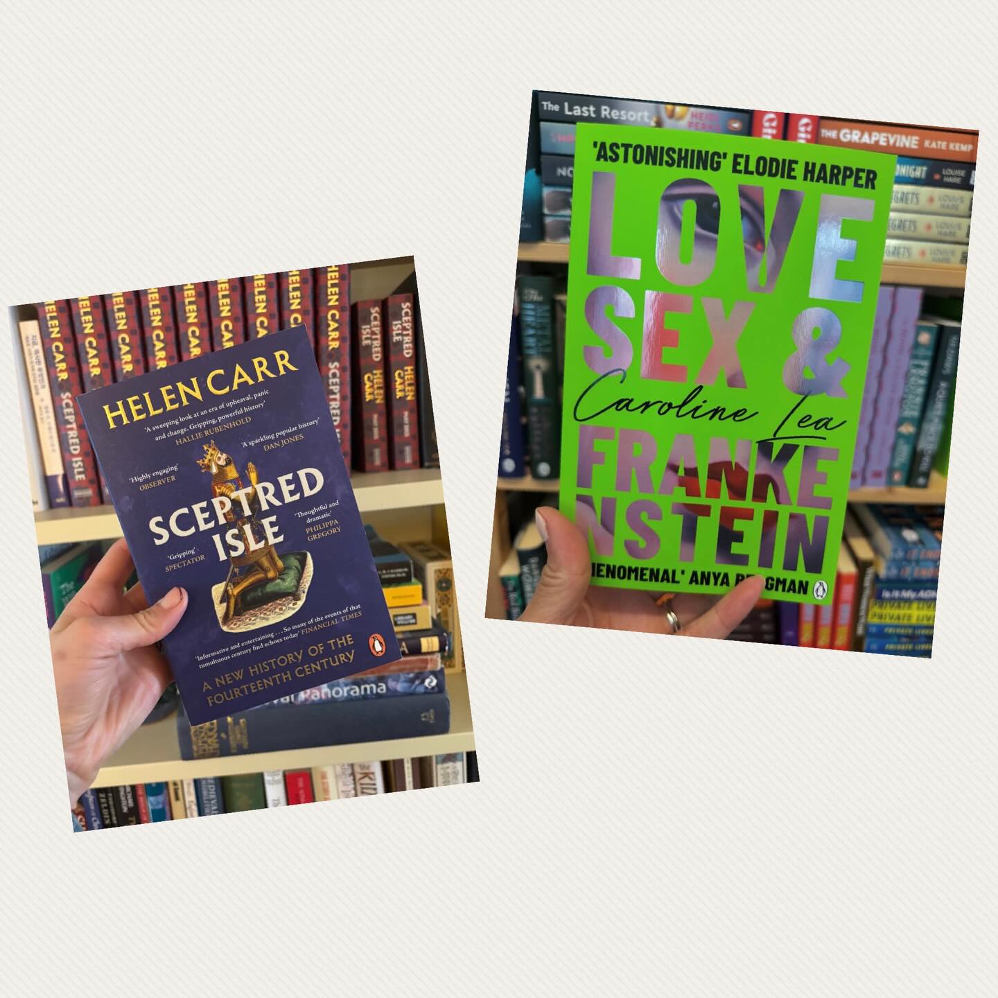 Happy paperback publication to @helenhcarr and @carolineleawriter 🎉🎉🎉🎉
Spend your bank holiday immersed in the 14th Century as you’ve never seen it before, or plunge yourself into a gripping and steamy gothic reimagining of Mary Shelley and Byron…
Happy Easter!
#bookstagram #paperback #easterread