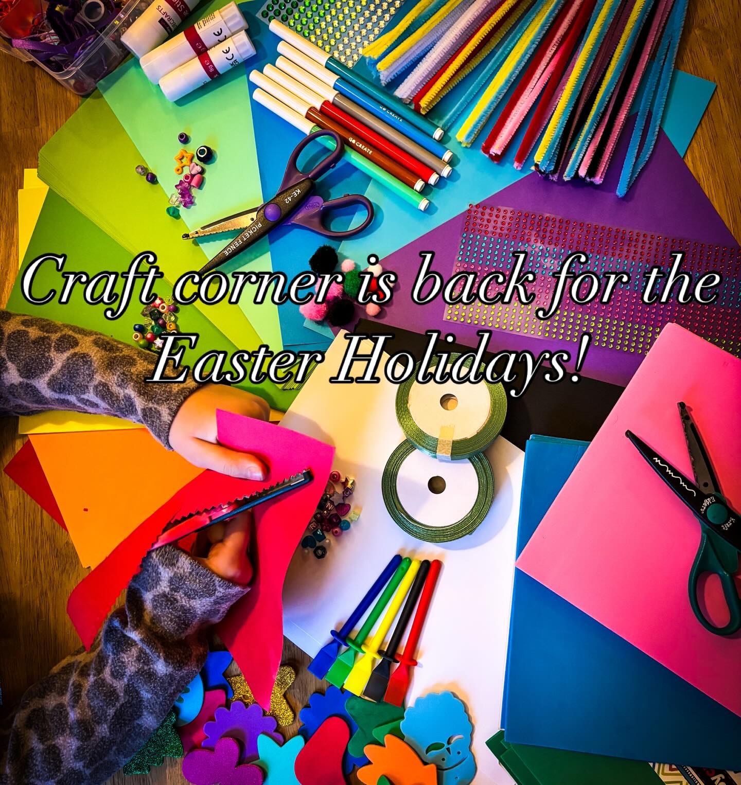 The Easter Holidays are upon us, and we have lots of activities to keep your little and big ones occupied!
From colouring and Lego, to Easter crafts, there’s plenty for everyone to get up to 😁
Craft corner will be set up Monday - Friday from the 30th March to the 17th April!