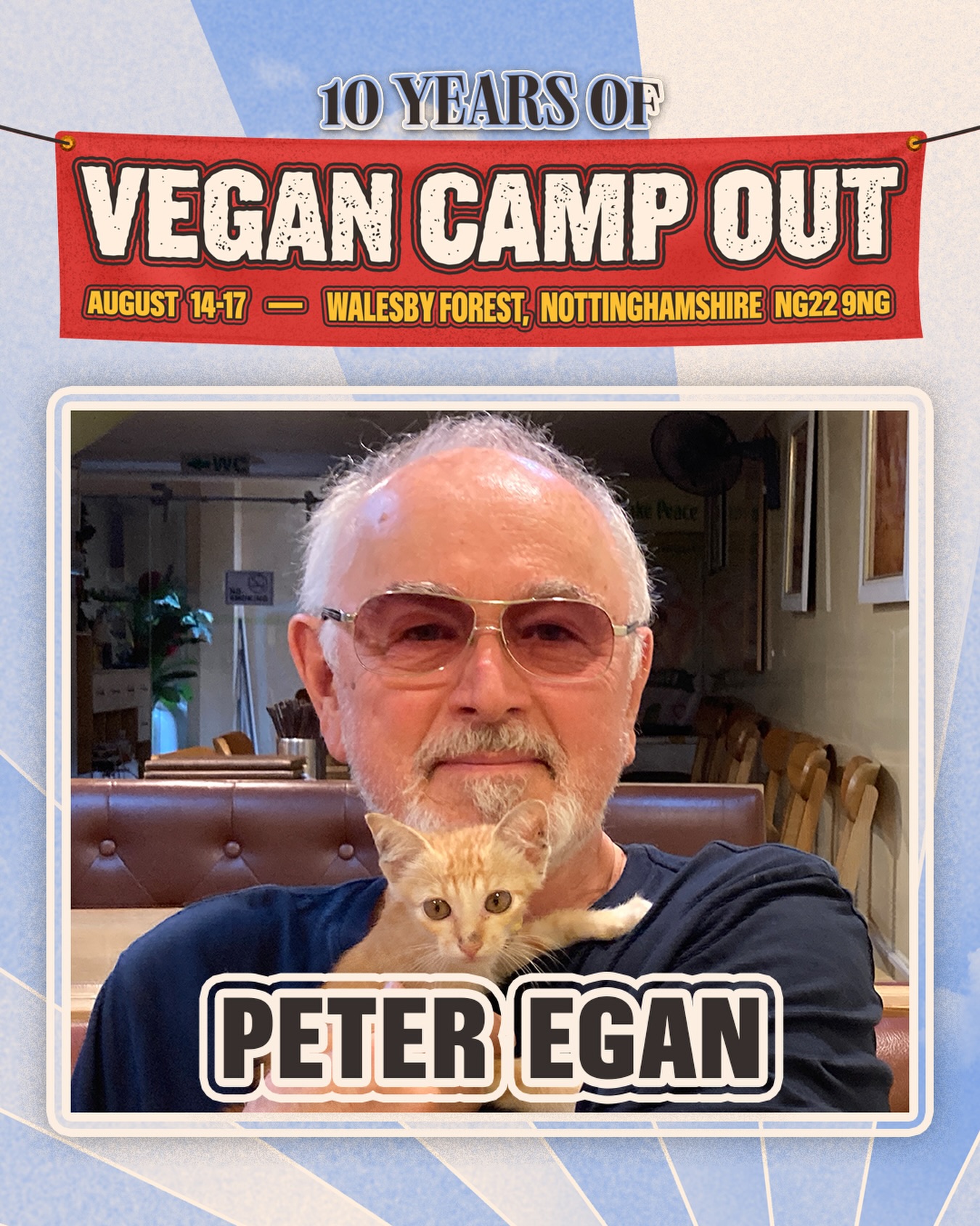 Peter Egan returns to VCO 2026! 📺🌱
Peter Egan is a distinguished British actor with a rich career spanning stage, screen, and animal welfare activism. He is respected not only for his versatility and warmth as an actor, but also for the heartfelt sincerity he brings to his activism. His roles - from comedic to historical drama, coupled with decades of stage work, have made him a beloved figure in British acting. And in recent years, his dedication to animal welfare has become a defining aspect of his public persona, demonstrating how personal purpose and profession can powerfully align. He was awarded an Honorary Doctorate of Letters by the University of Winchester in 2017 for his significant contributions to animal welfare. He is an ambassador for over 20 charities worldwide and is most proud to be a UK ambassador for Animals Asia and a director of Animals Asia Foundation US inc.
🎫 All tickets available from the link in our bio - Festival Tickets, Glamping, Tent Hire, On-Site Activity Pass, Coach Travel & Spa!