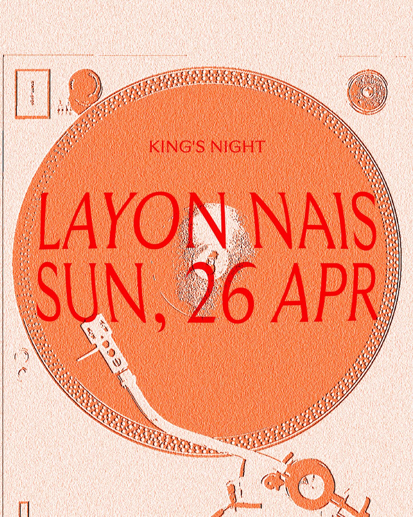 Orange takes over the night.
Layon Nais is back behind the decks.
King’s Night, no holding back.
Free entry for everyone.
Event info:
📅 26/04/2026
⏰ 22:30–03:00
🕺 Age 21+
DJ AjeN: 22:30-00:00
Layon Nais: 00:00-03:00
#dewaagdelft #koningsnacht #delft #party #dance
