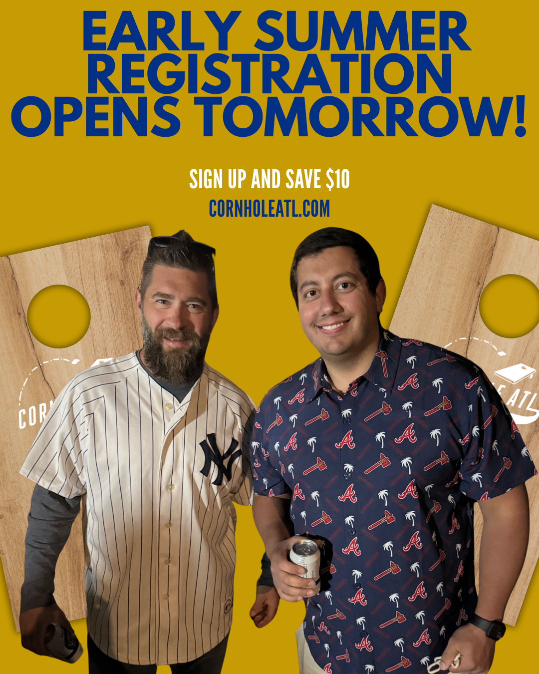 Early registration opens tomorrow and only lasts ONE WEEK! Sign up for the best price. ๐จ